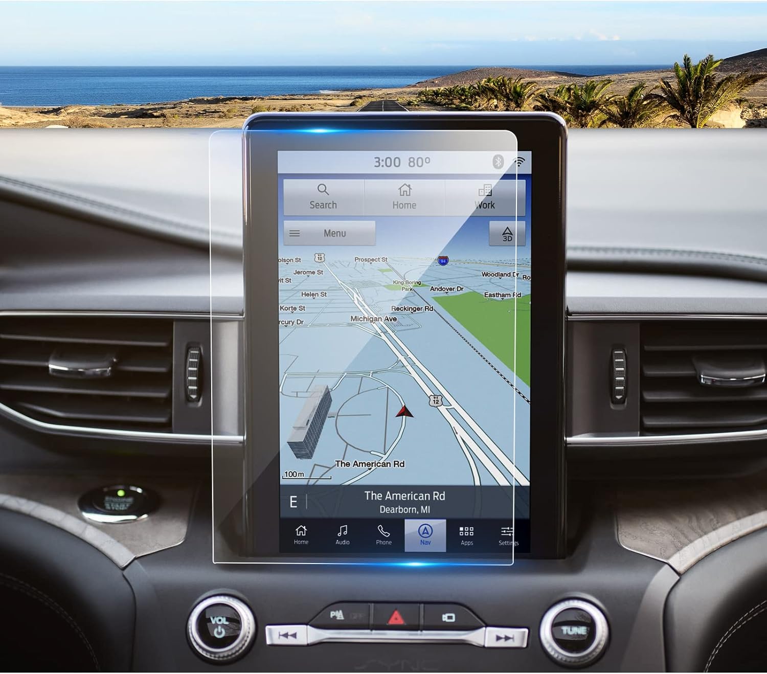 For Ford Explorer (ST/ST-Line/Limited/Timberline/King Ranch/Platinum) 10.1" Navigation Screen Protector 2019+