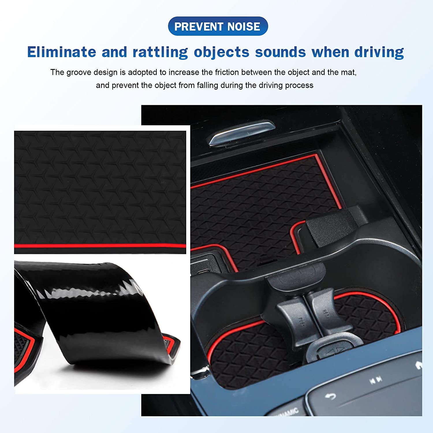 Mercedes A-Class W177 V177 Door Slot Mats - LFOTPP Car Accessories