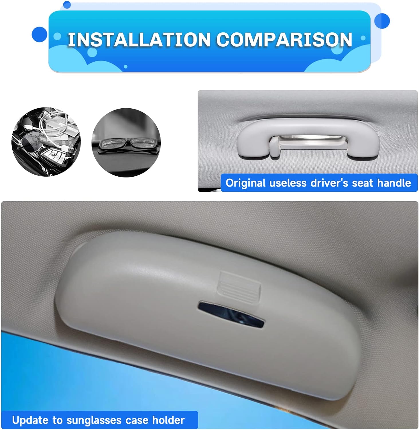 For Hyundai Tucson/ Ioniq 5 Sunglasses Glasses Case 2022 2023 2024