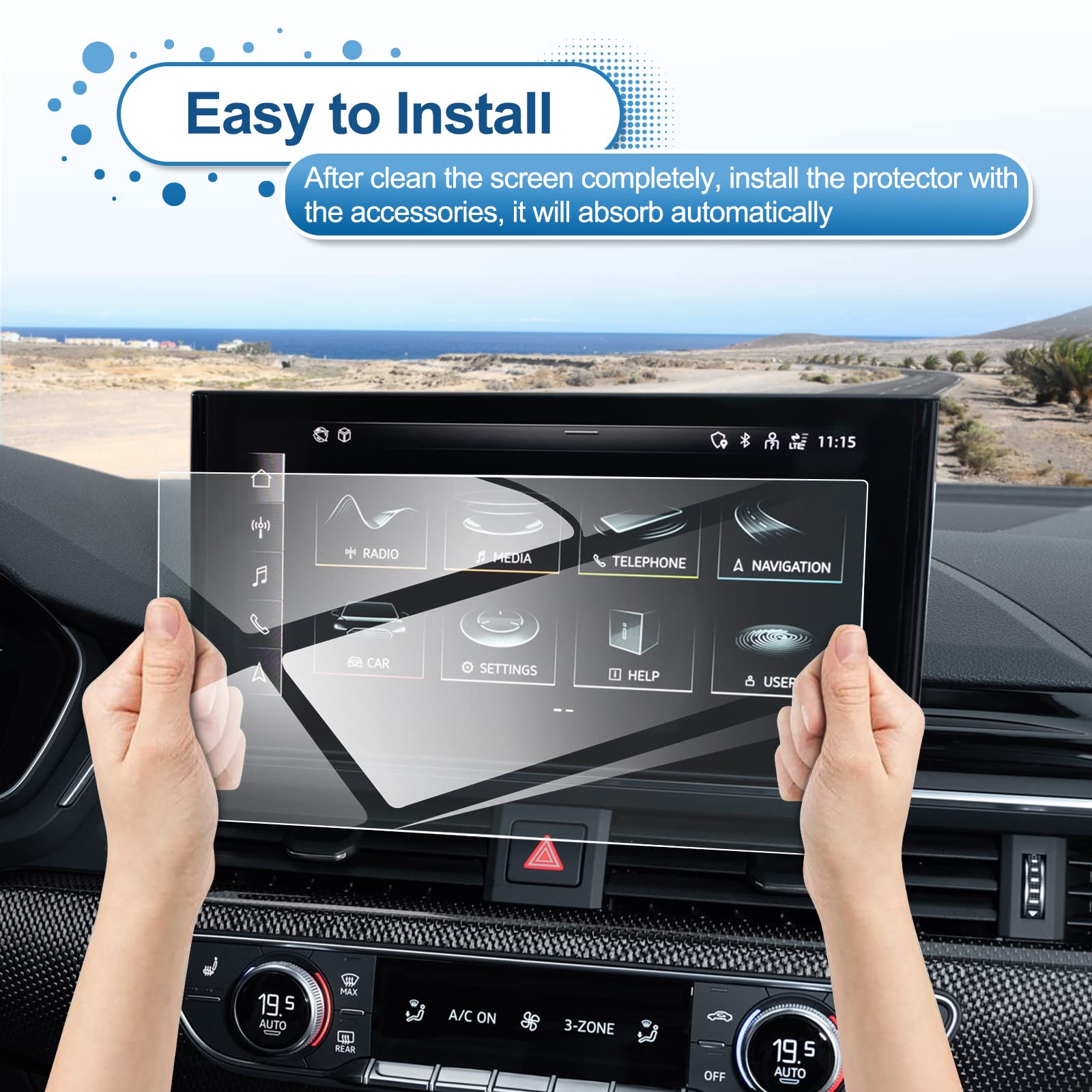 Audi A4 A5 Q5 10.1" Screen Protector - LFOTPP Car Accessories