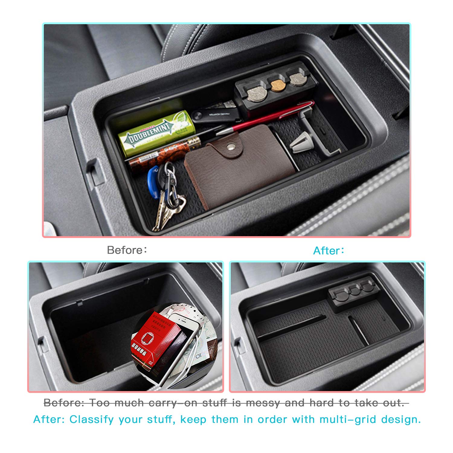 Nissan Altima Center Armrest Storage Tray 2019+ - LFOTPP Car Accessories