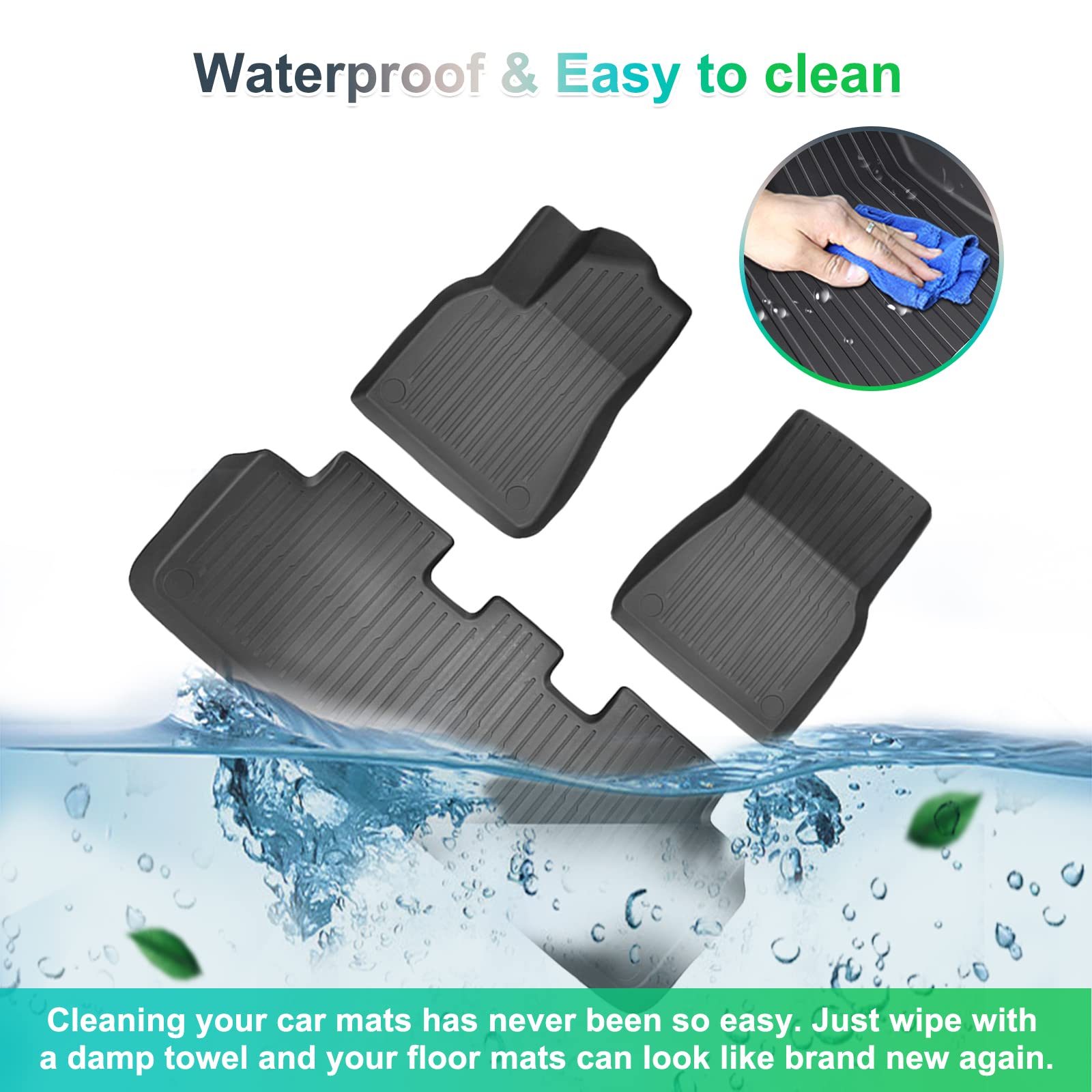 Tesla OEM Original Model Y Floor Mats 2021-2024