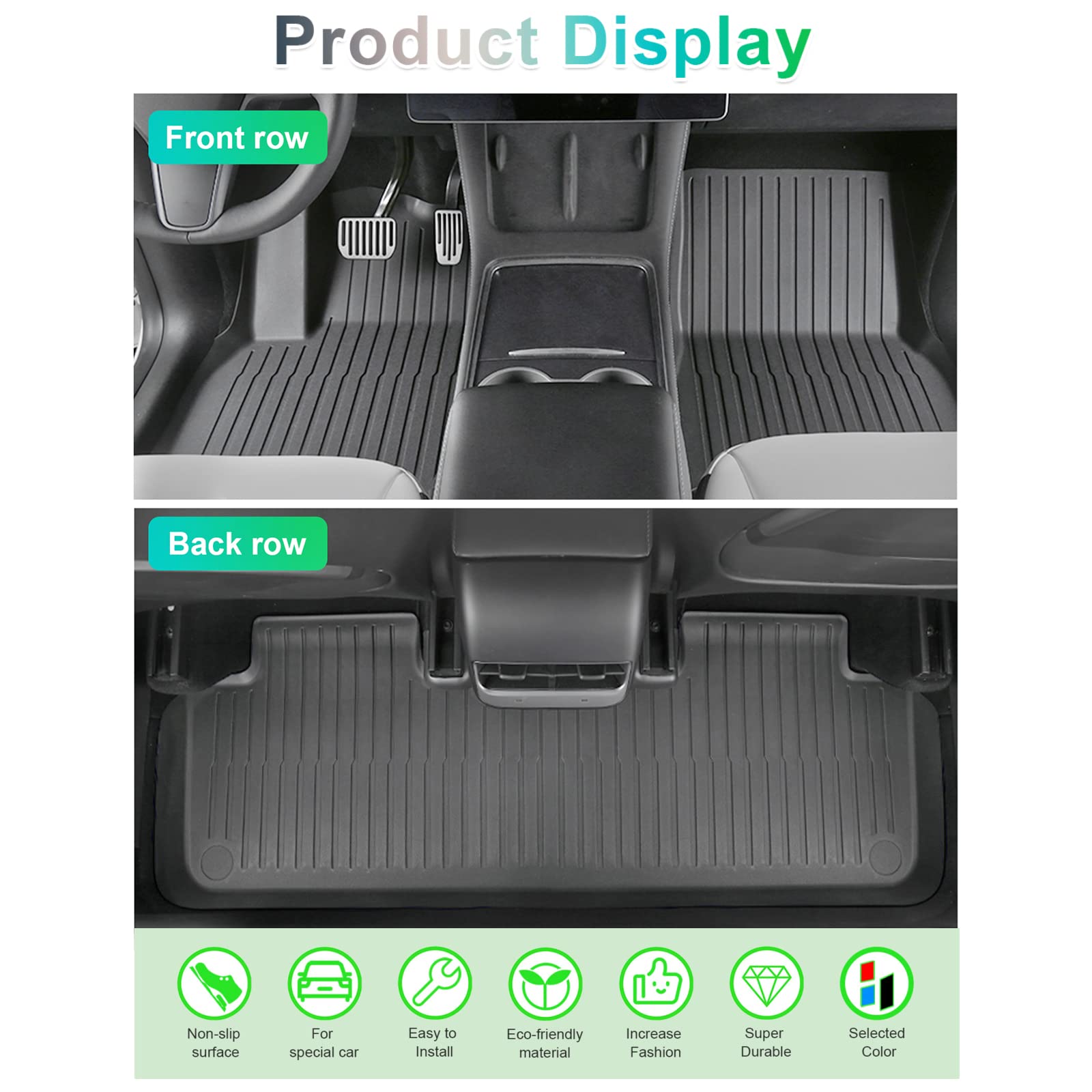 Tesla OEM Original Model Y Floor Mats 2021-2024