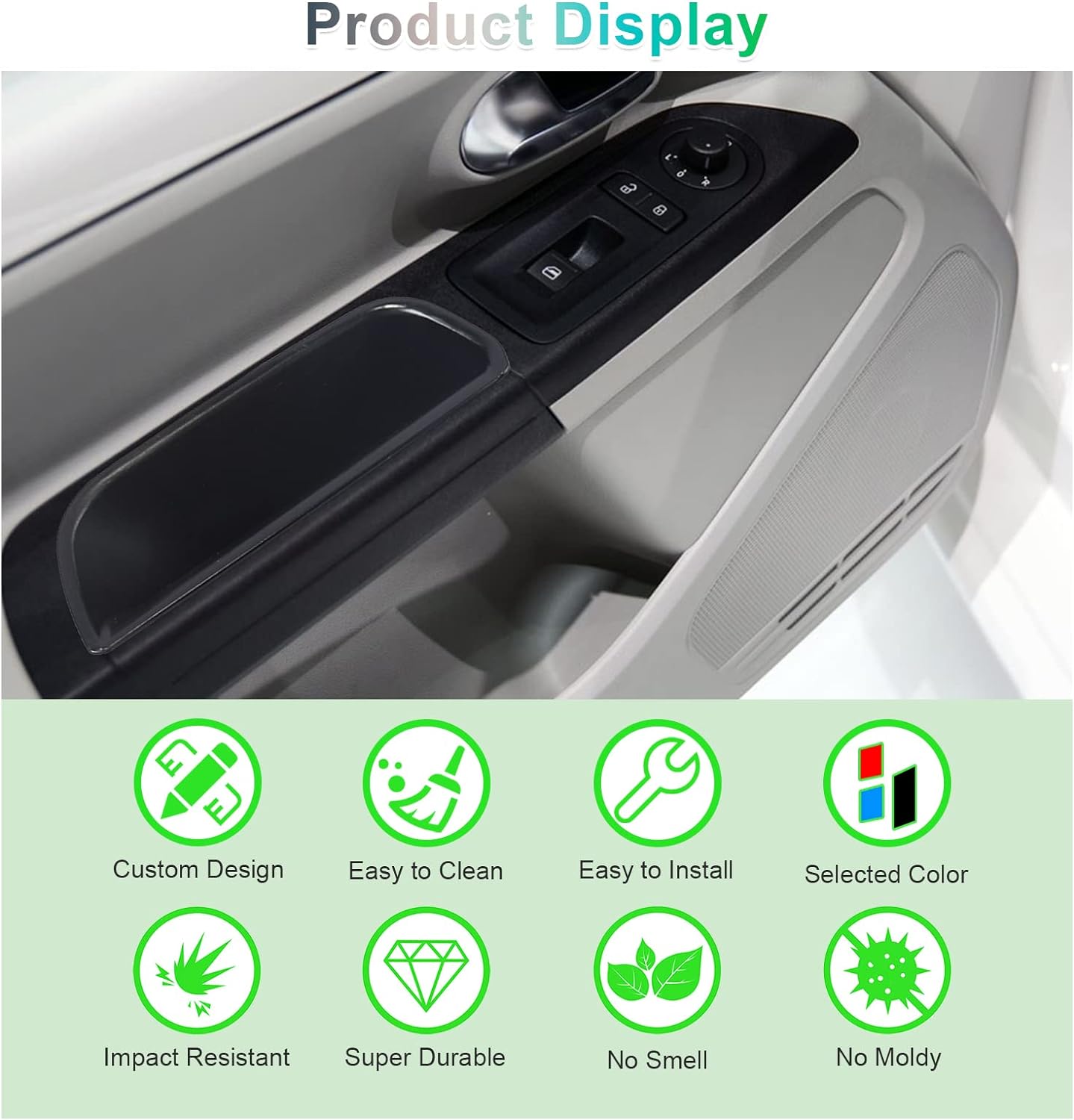 For VW UP GTI/Seat MII/Skodα Citigo Front Door Storage Box 2013-2023