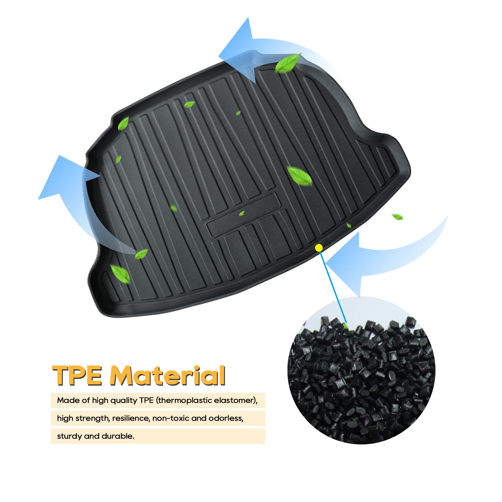 For Toyota Corolla Cross Trunk Mat 2021+