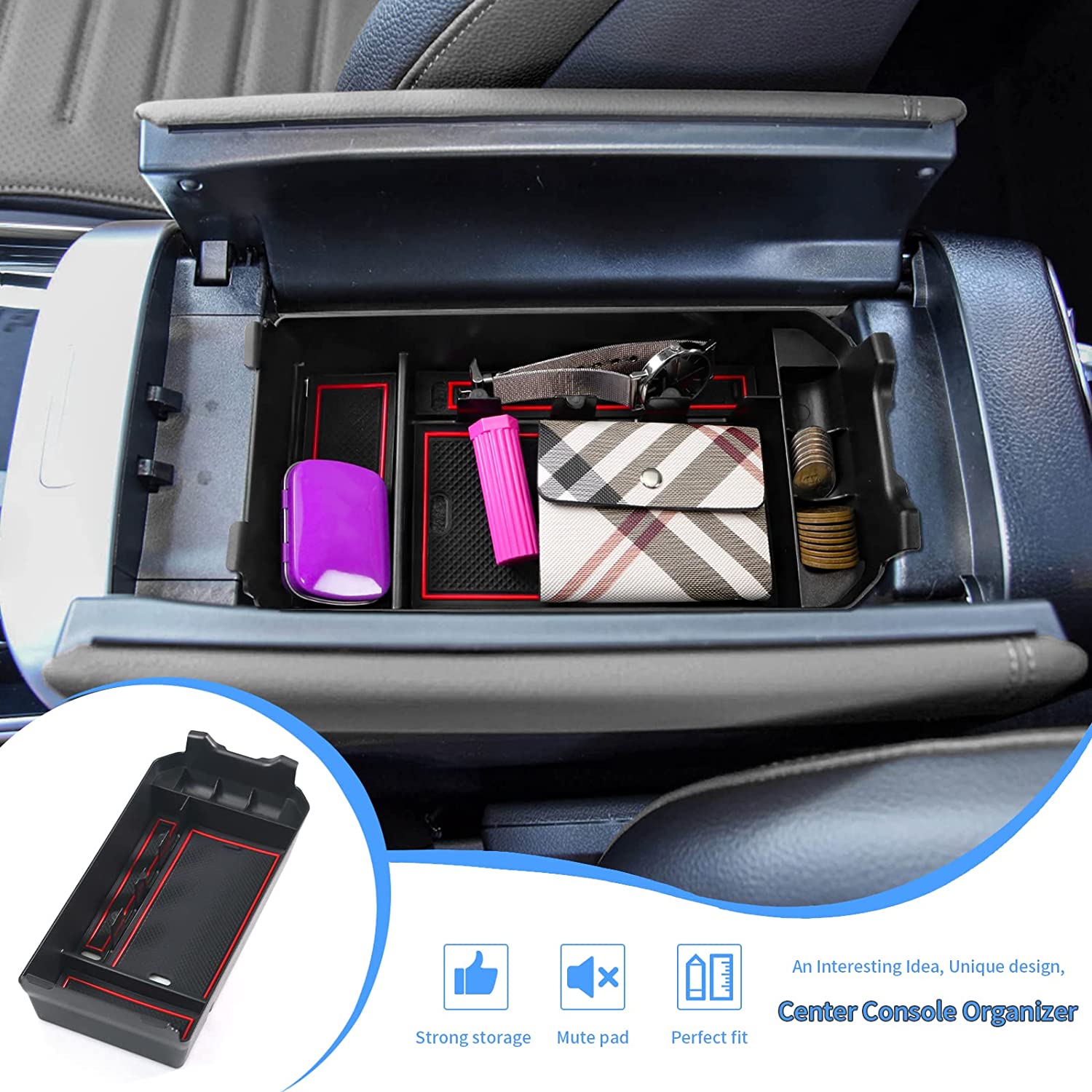 Mercedes C-Class W205 GLC X253 Centre Console Organizer Tray - LFOTPP Car Accessories