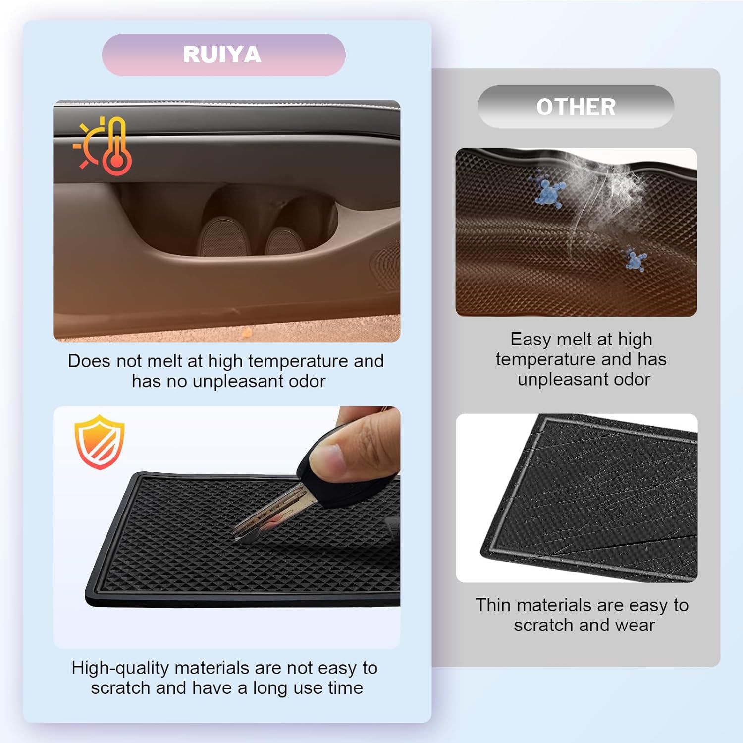 For Hyundai Palisade SE/SEL/XRT/Limited/Calligraphy Center Console Liners Mats 2026+