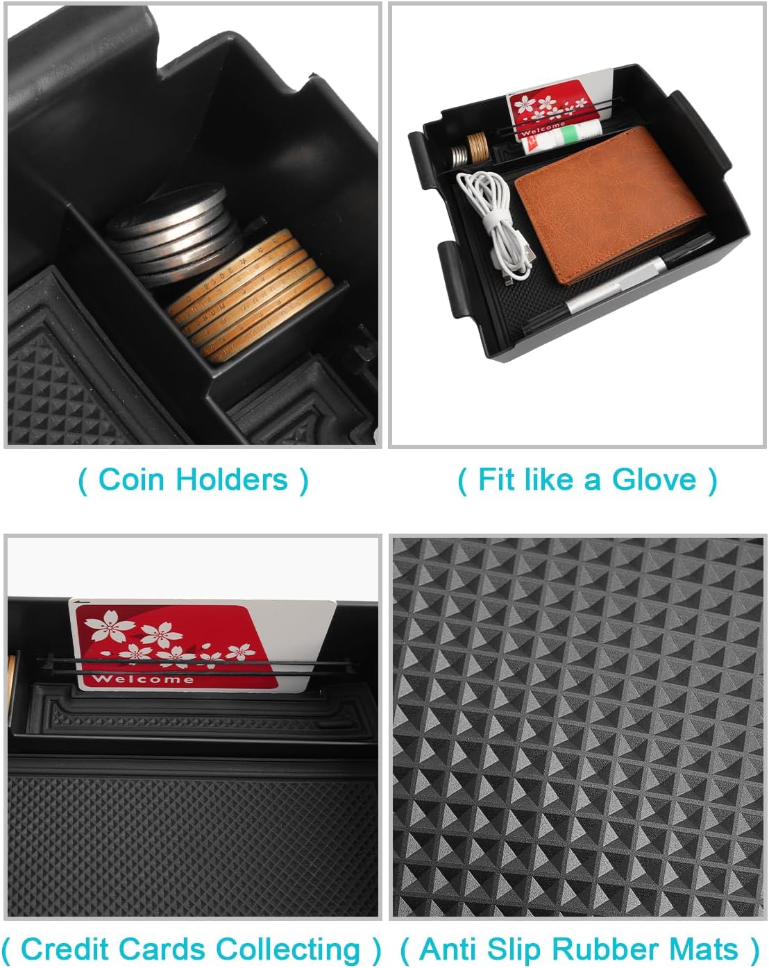 For Hyundai Tucson Limited Center Console Organizer 2025 (Electronic Transmission of AT ONLY)