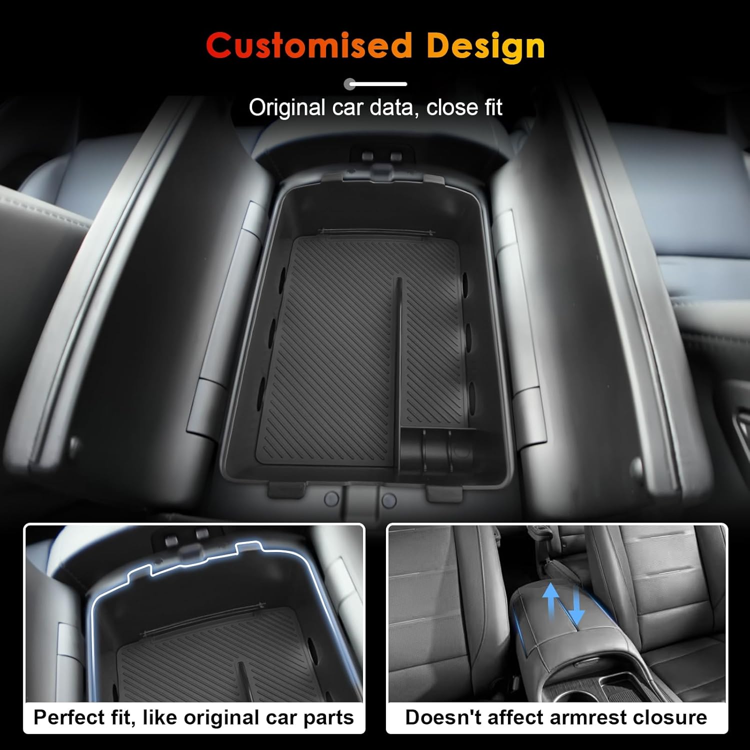For Hyundai Palisade Hybrid Calligraphy 7-Seater Console Armrest Box 2026+