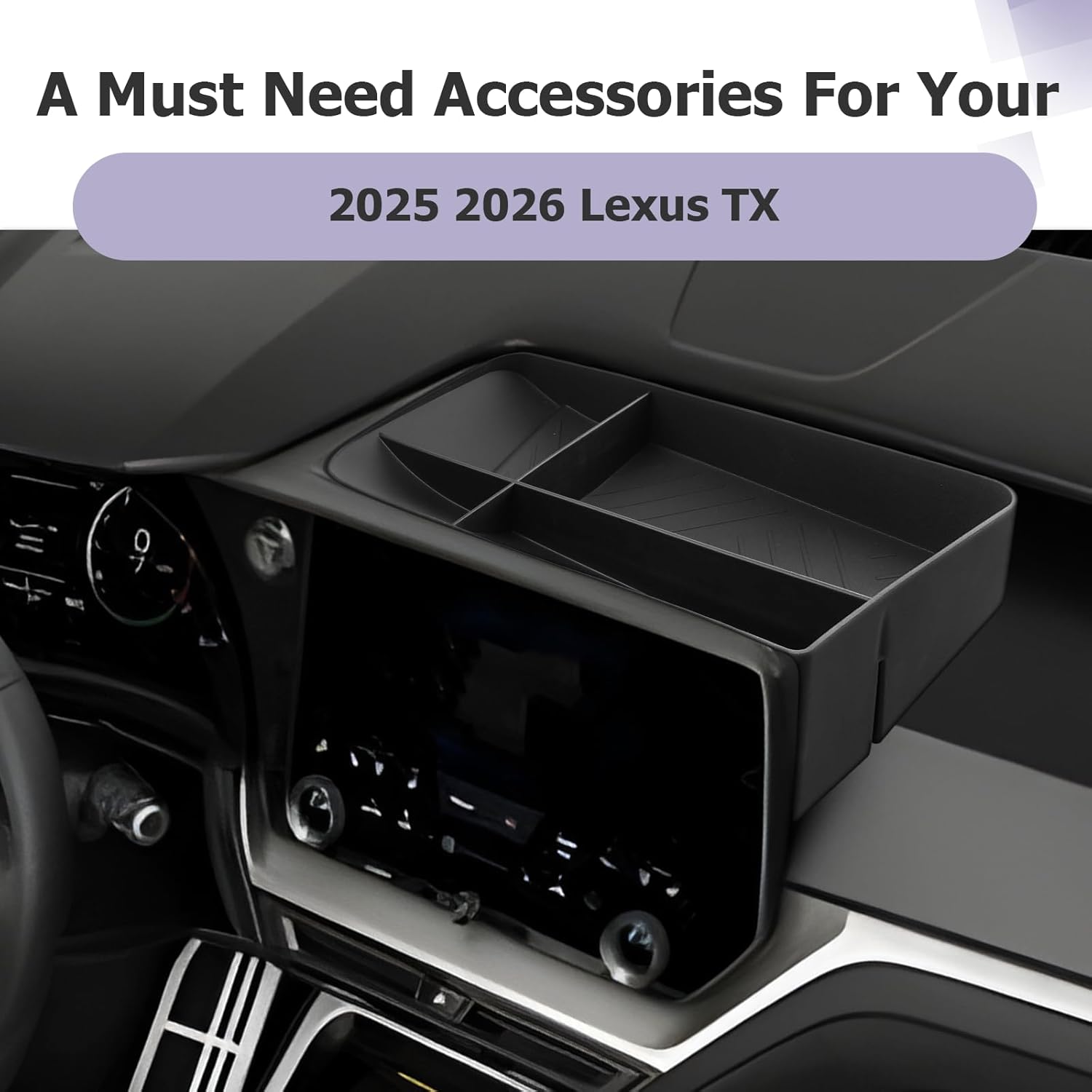 For Lexus TX 350/500h Console Organizer Tray 2025 2026+