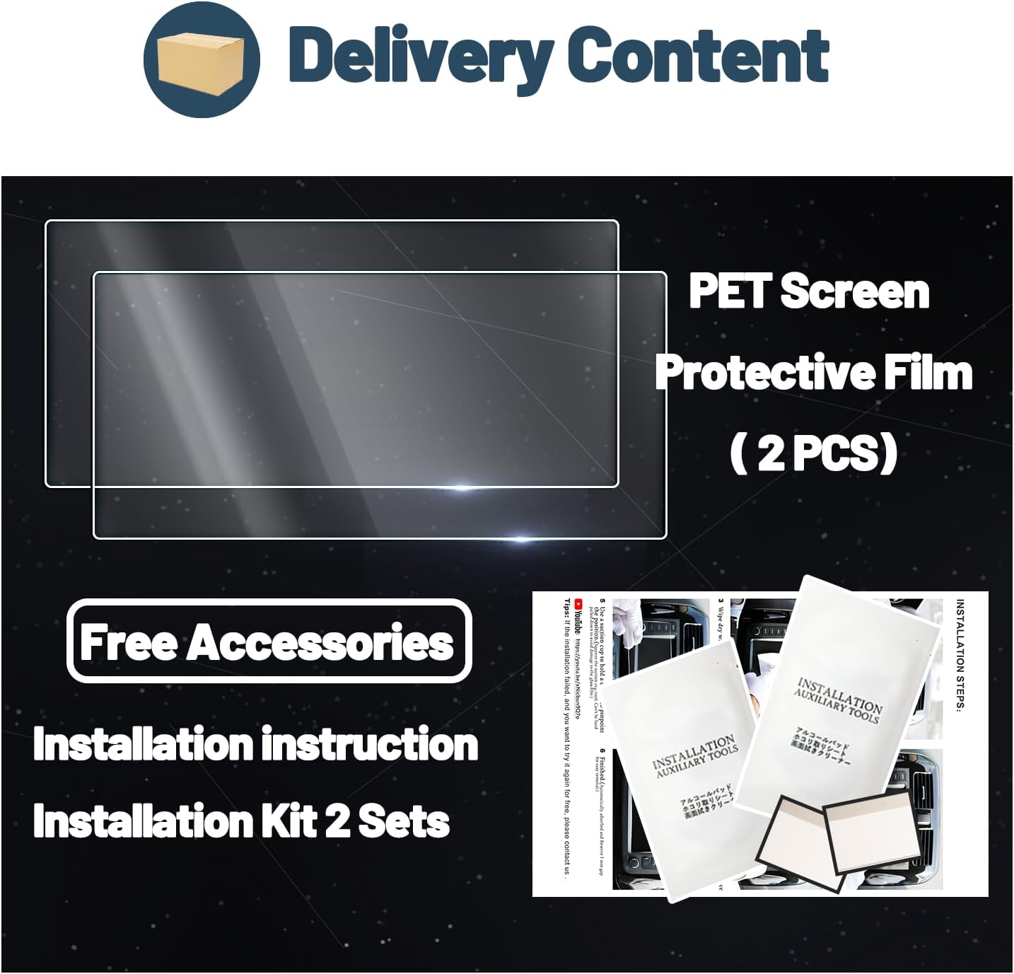For Hyundai Sonata Air Conditioner Nano Film Screen Protector 2024 2025