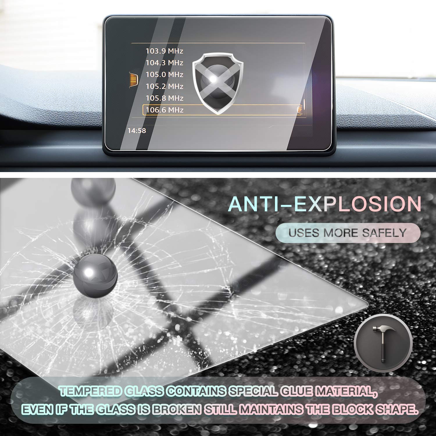Audi A4 B9 A5 Q5 Screen Protector 2016-2019 - LFOTPP Car Accessories