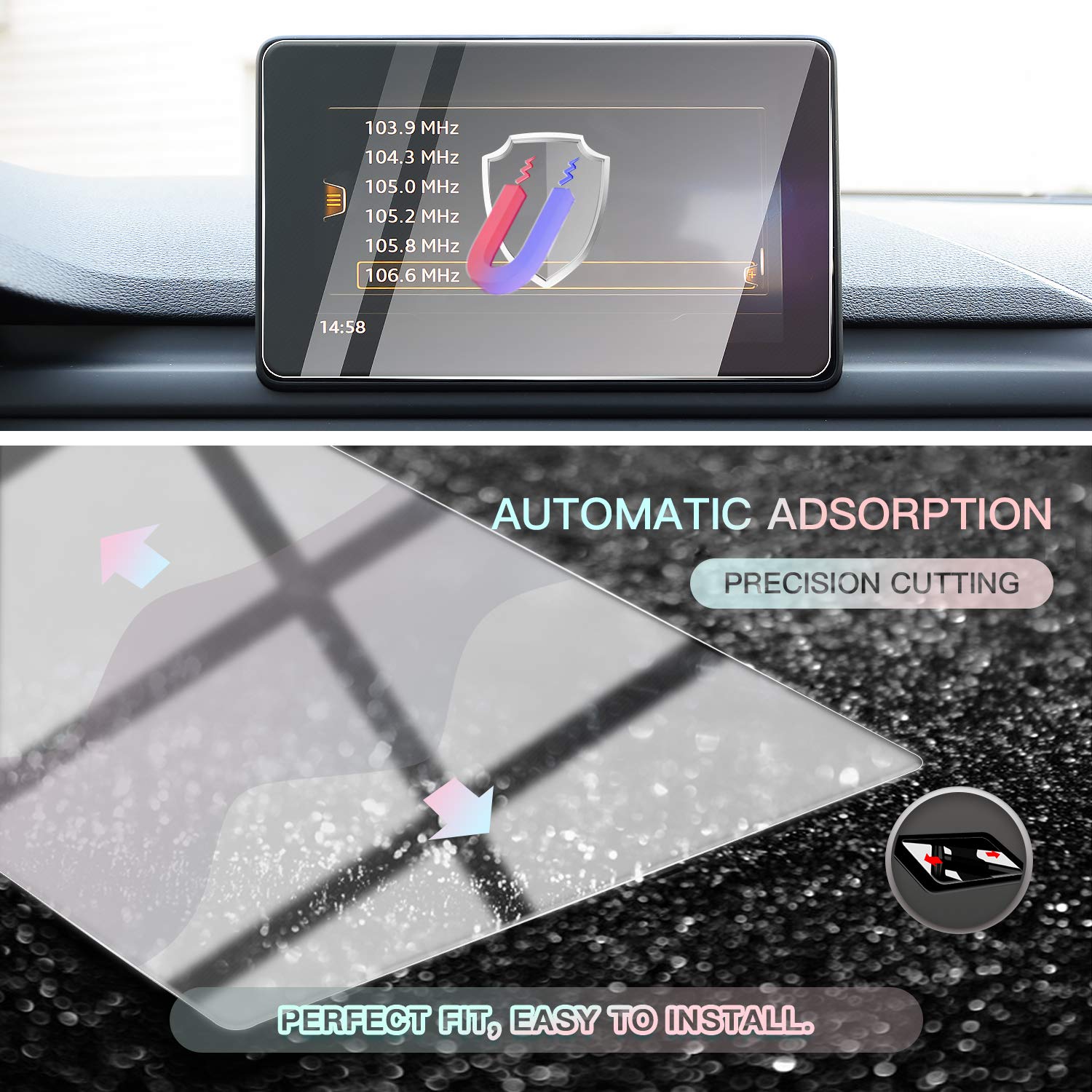 Audi A4 B9 A5 Q5 Screen Protector 2016-2019 - LFOTPP Car Accessories