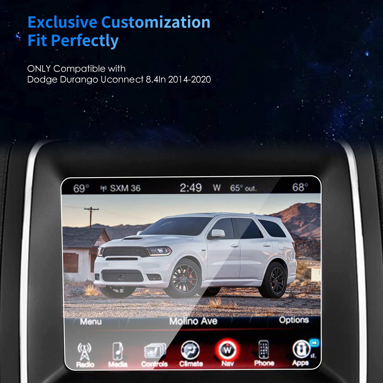 Dodge Durango Screen Protector 2014+ - LFOTPP Car Accessories