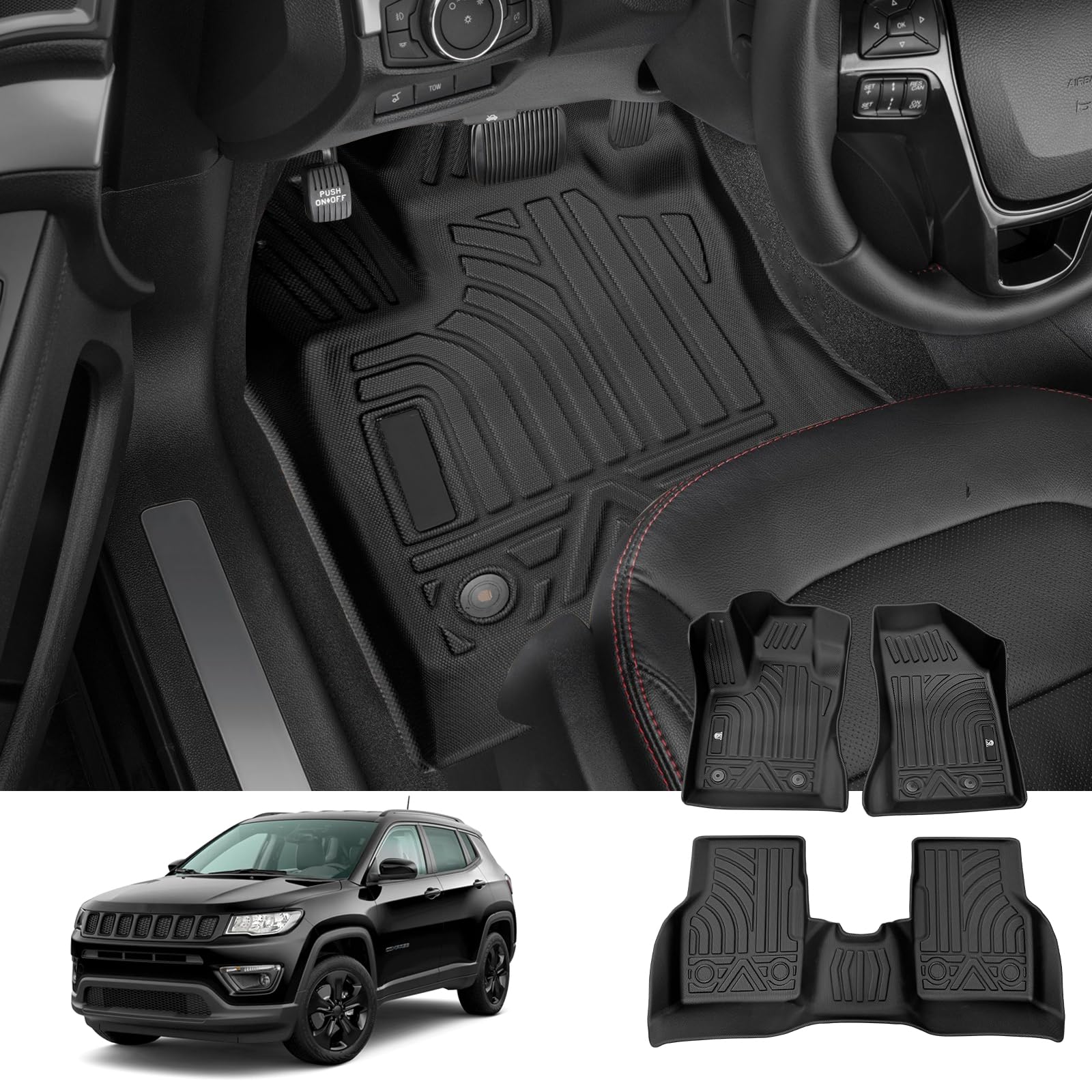 Jeep Compass Floor Mats 2017+