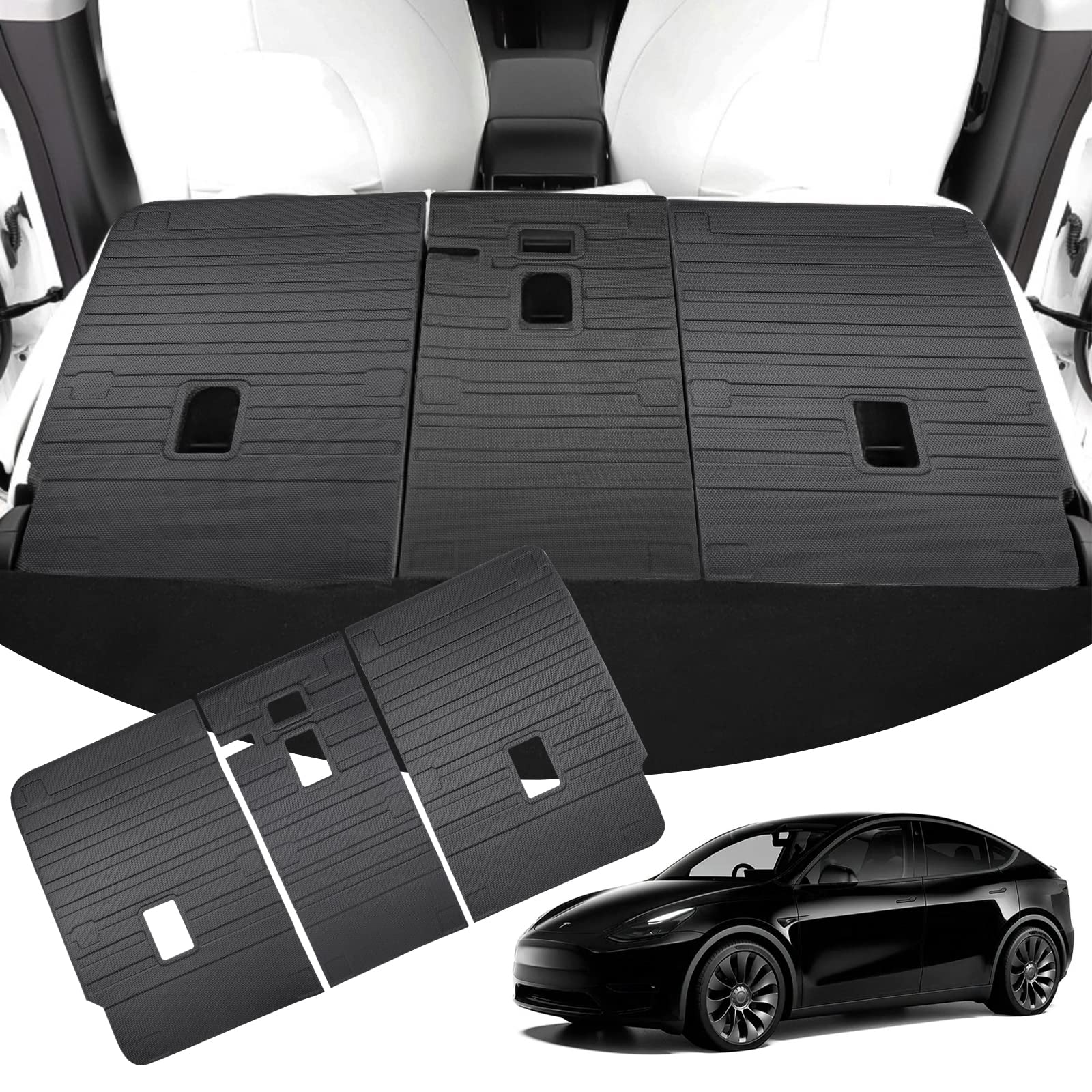 Tesla Model Y Rear Seats Mats 2020+ - LFOTPP Car Accessories