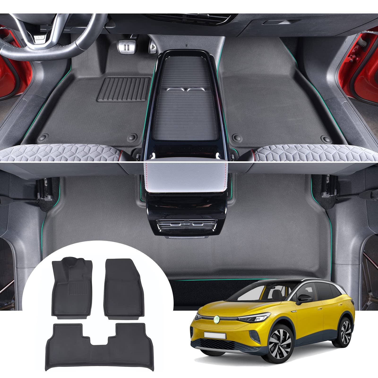 Volkswagen ID.4 Custom Car Mats, Extreme Coverage