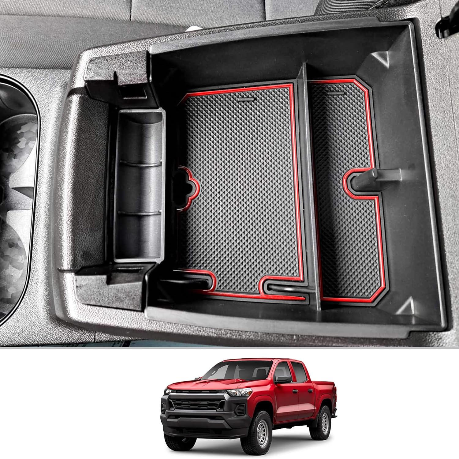 For Chevy Colorado/ GMC Canyon Center Console Organizer Tray 2023 2024