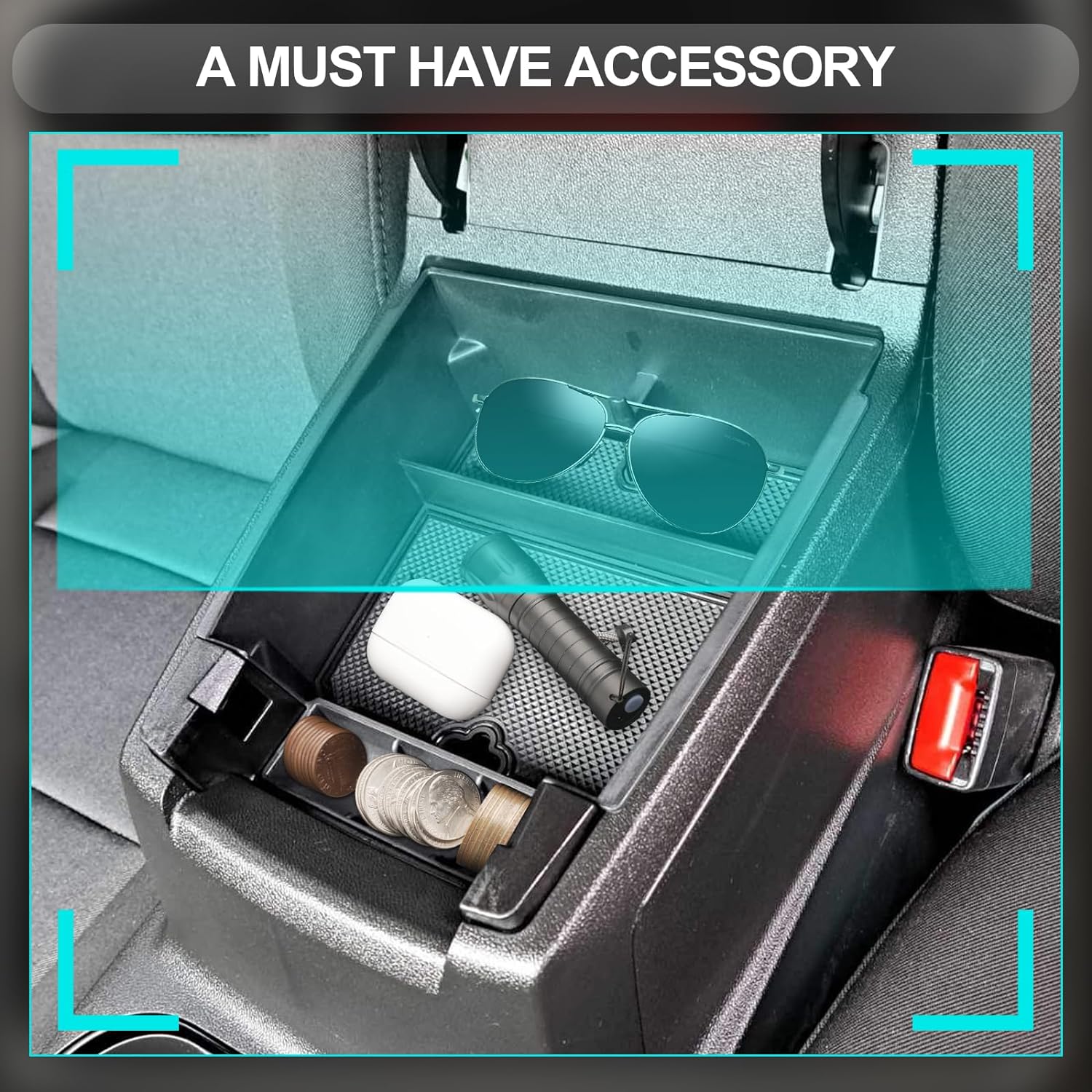 For Chevy Colorado/ GMC Canyon Center Console Organizer Tray 2023 2024