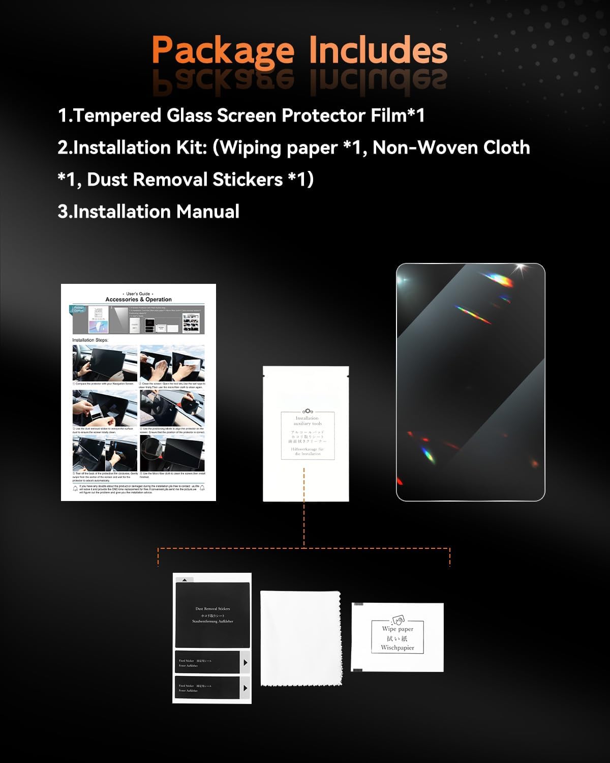 Toyota RAV4 10,5" Displayschutzfolie 2023+