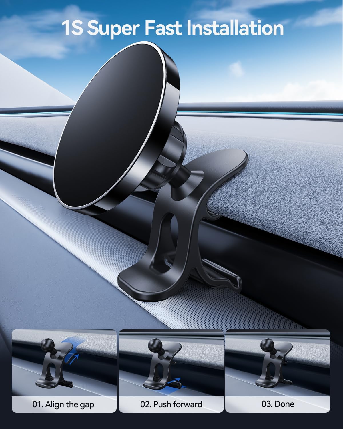 Soporte para teléfono para coche eléctrico Ajuste perfecto