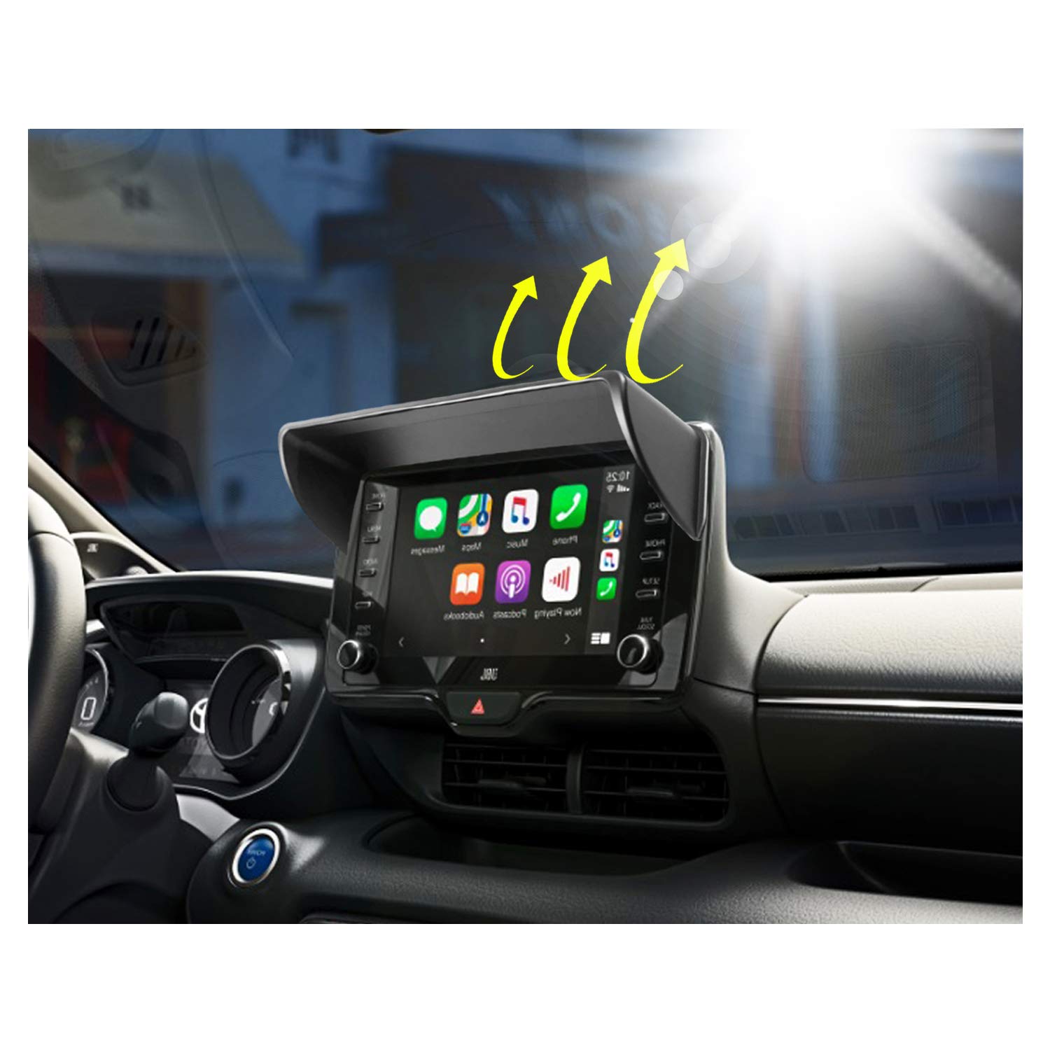 For Toyota RAV4 Navigation Hood Visor 2019+