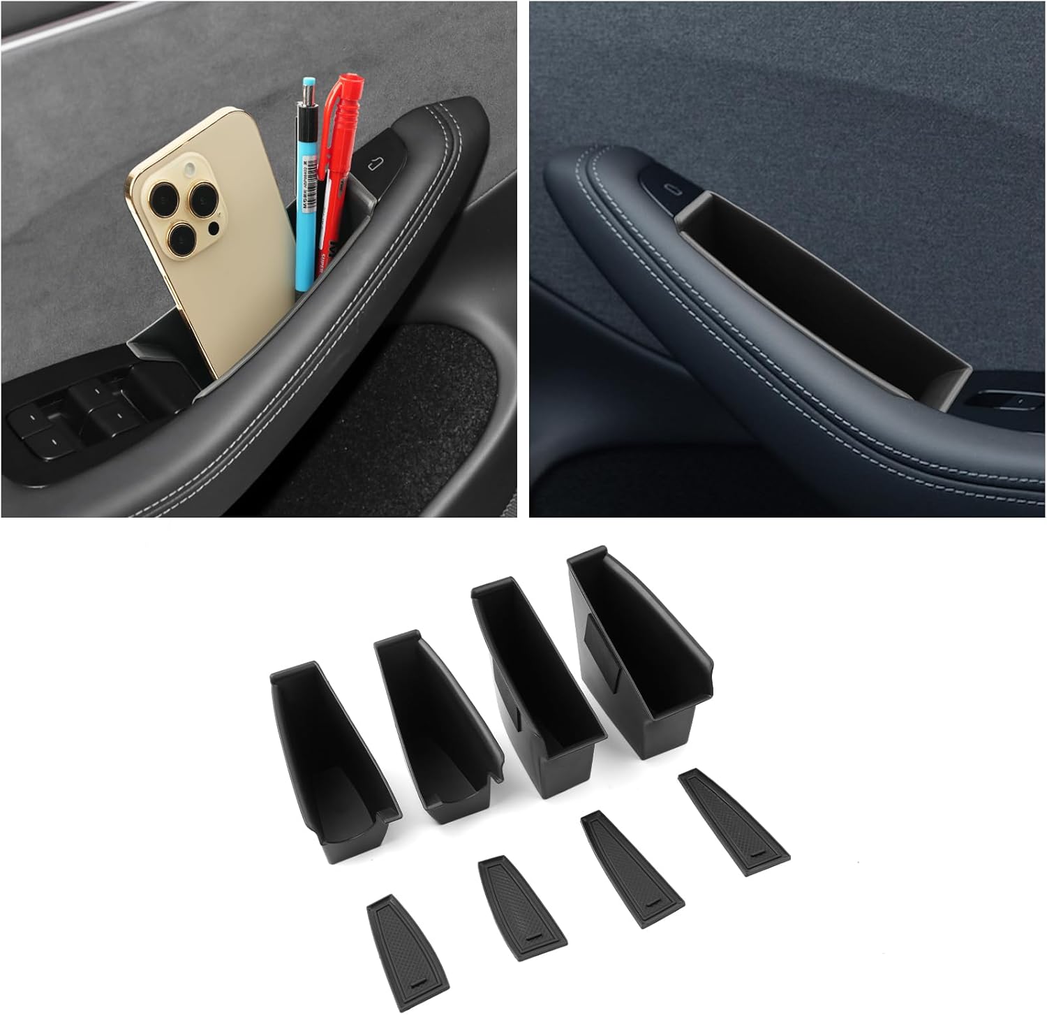 For Tesla Model 3 Highland Car Door Inner Storage Box 2024 2025 2026