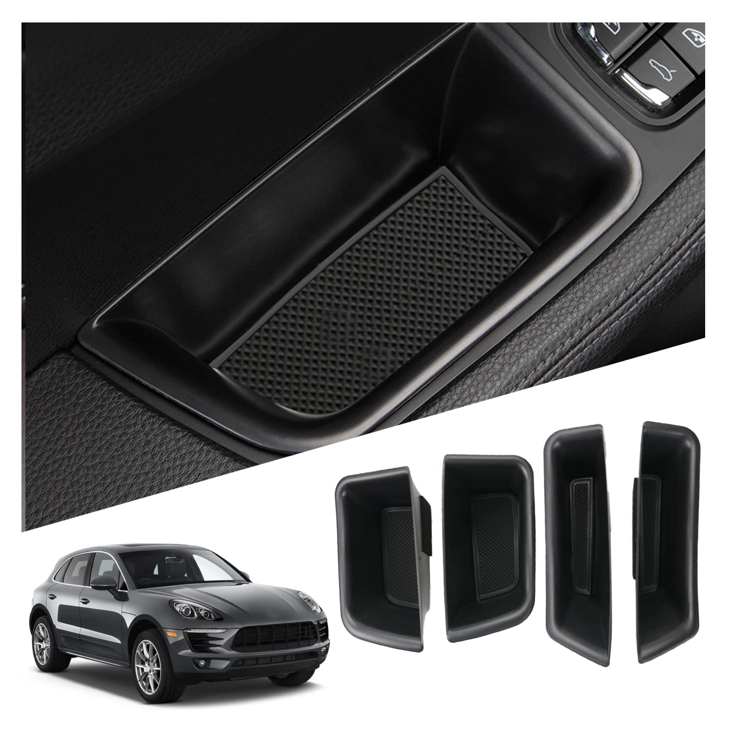 Caja de almacenamiento de puerta Porsche Macan 2015+