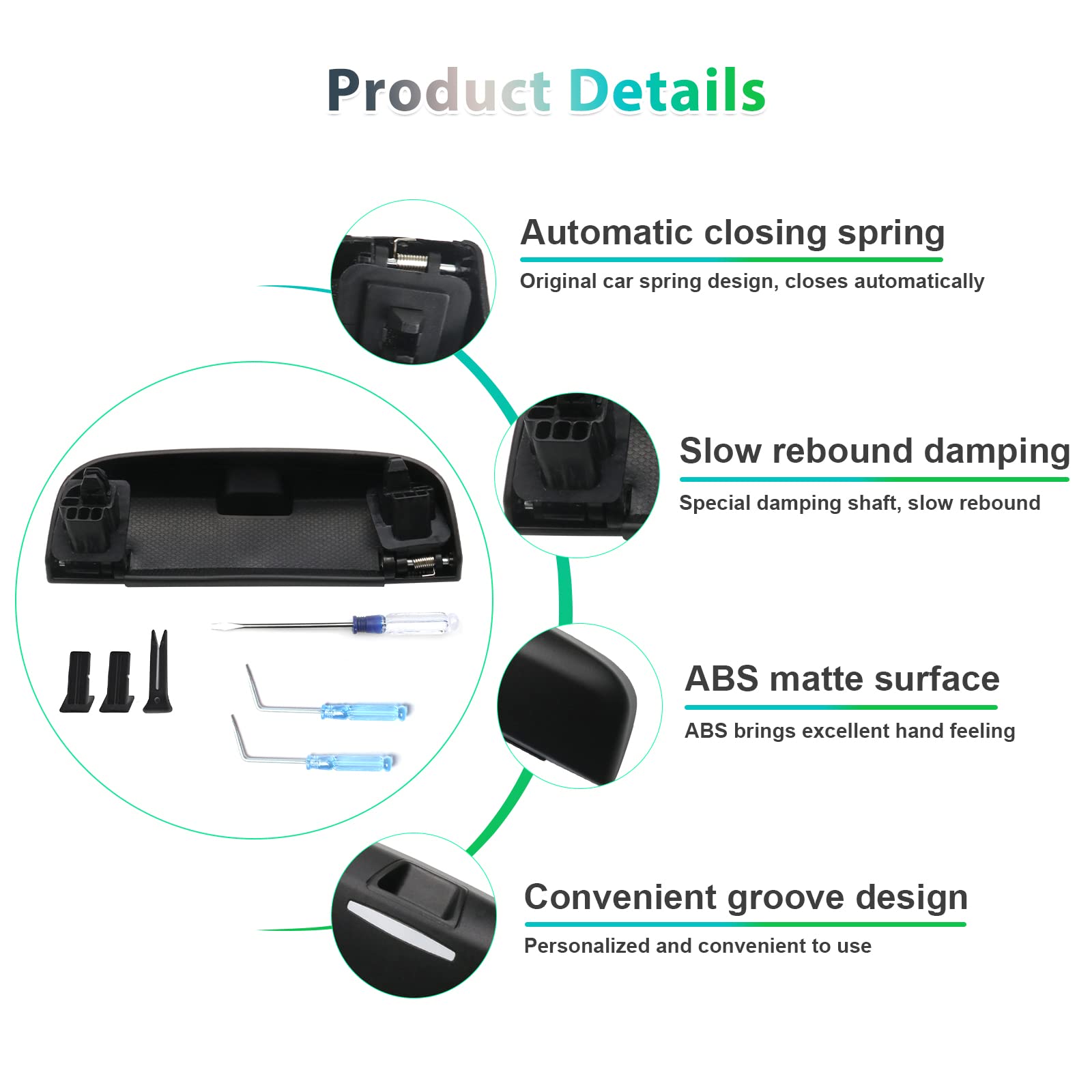 VW Golf 8 VW ID.3 ID3 ID.4 ID4 Cupra Born Sunglasses Glasses Case 2020+ - LFOTPP Car Accessories