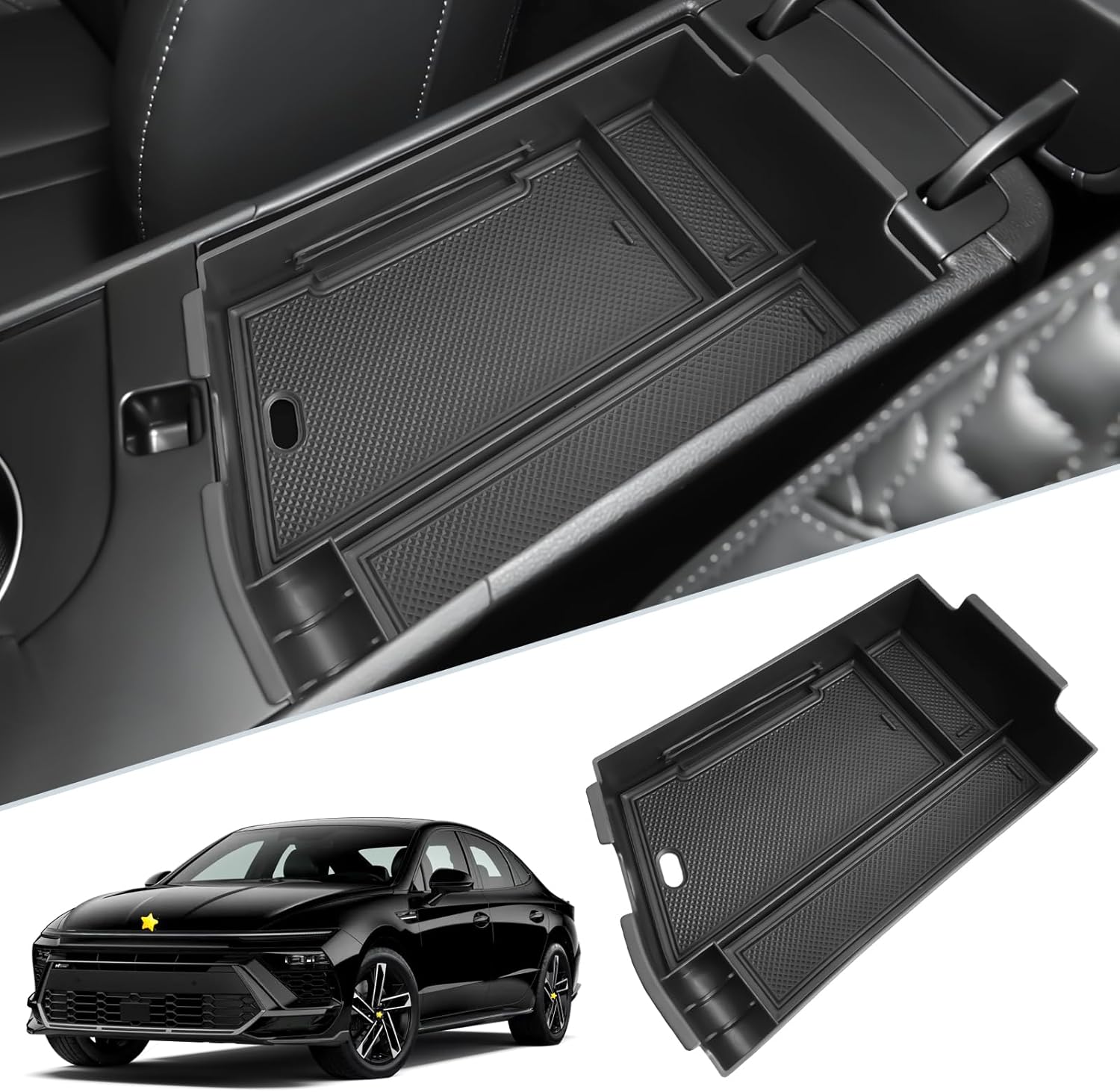 For Hyundai Sonata Center Console Organizer 2024 2025