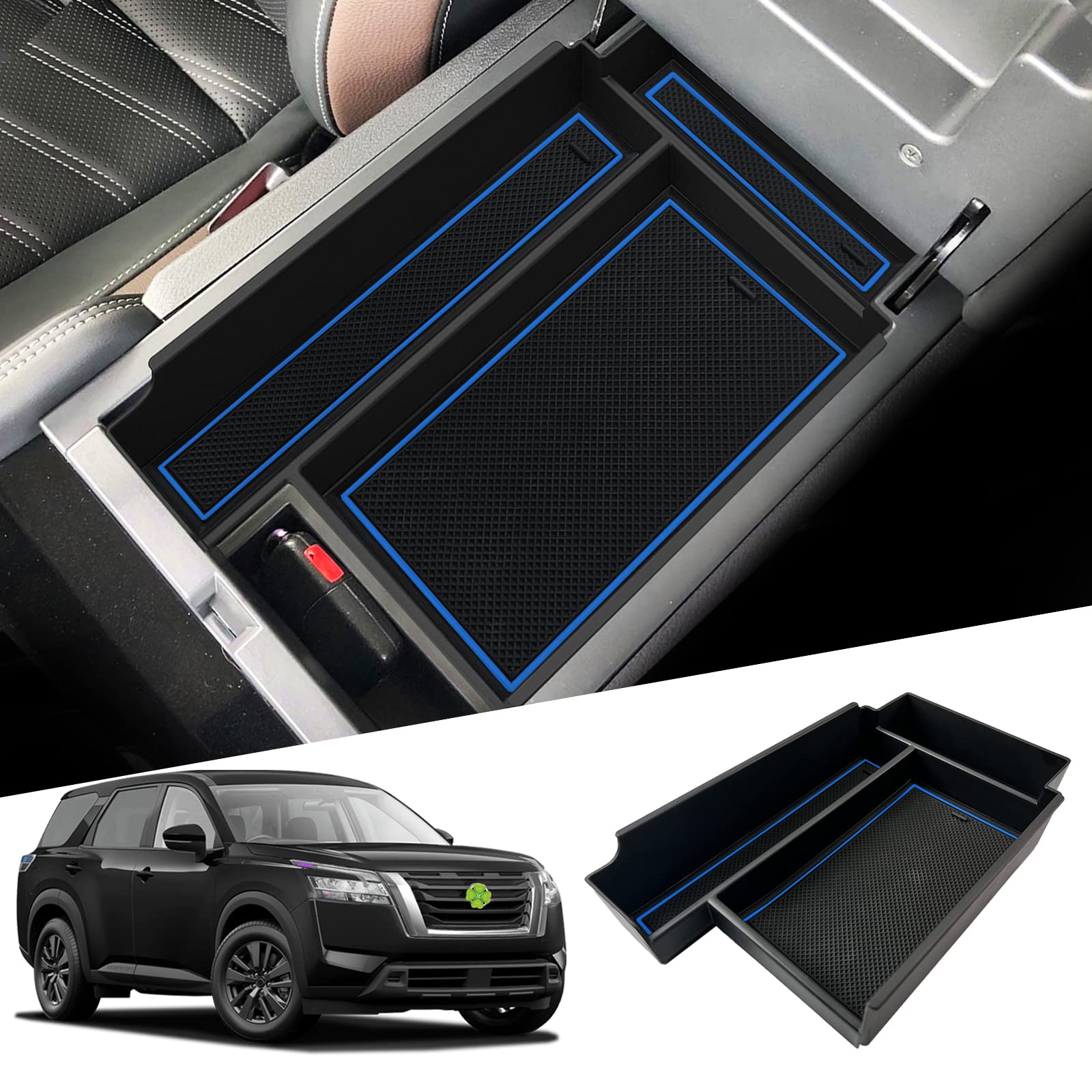 Nissan Pathfinder R53 Center Armrest Storage Tray 2022+ - LFOTPP Car Accessories