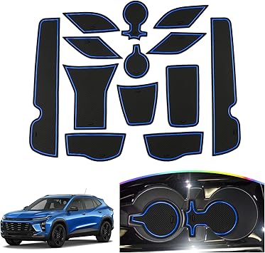 For Chevy Trax Door Slot Mats(14Pcs)2024 2025