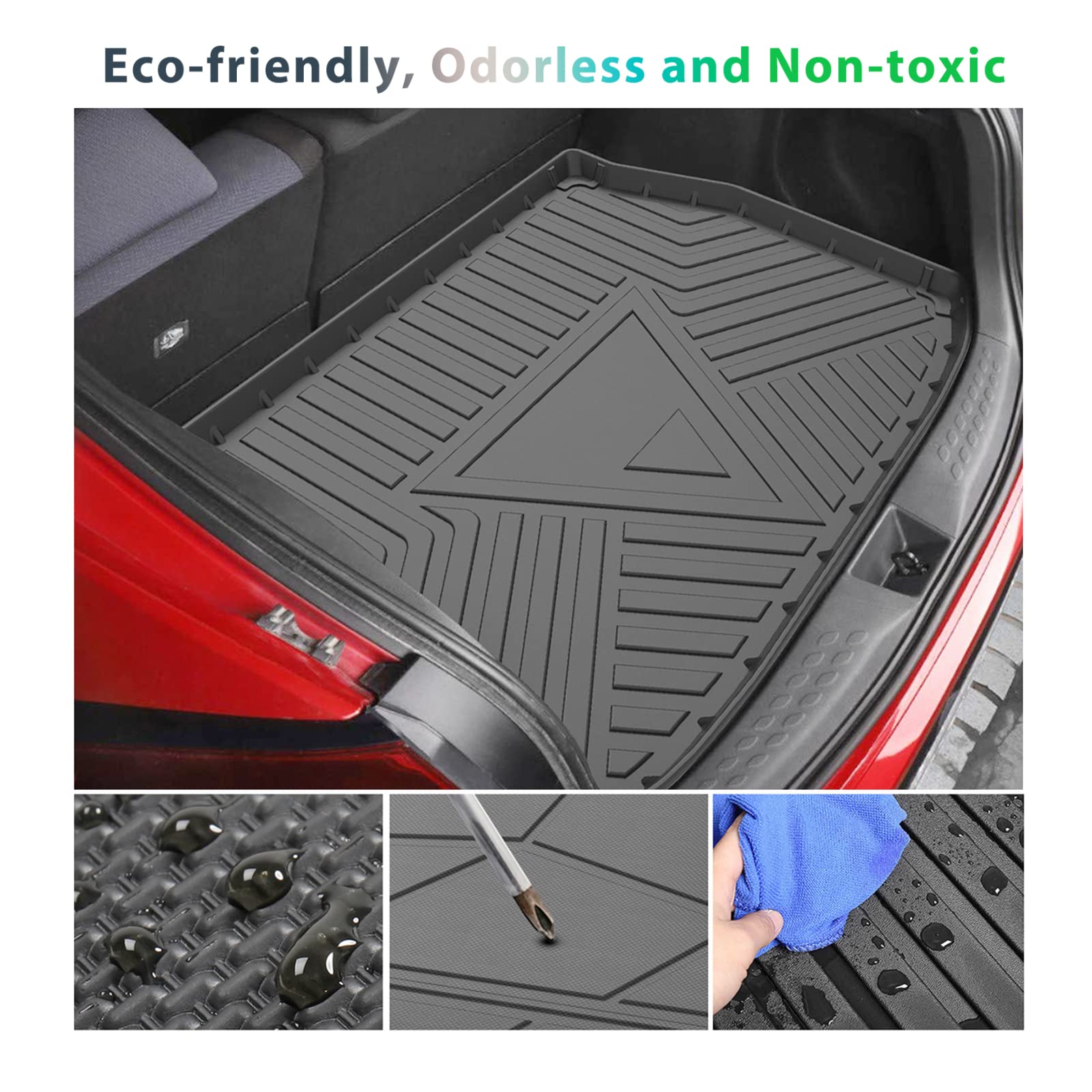 For Toyota C-HR TPE Floor Trunk Mats 2016+