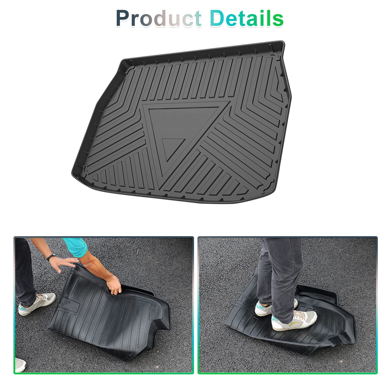 For Toyota C-HR TPE Floor Trunk Mats 2016+