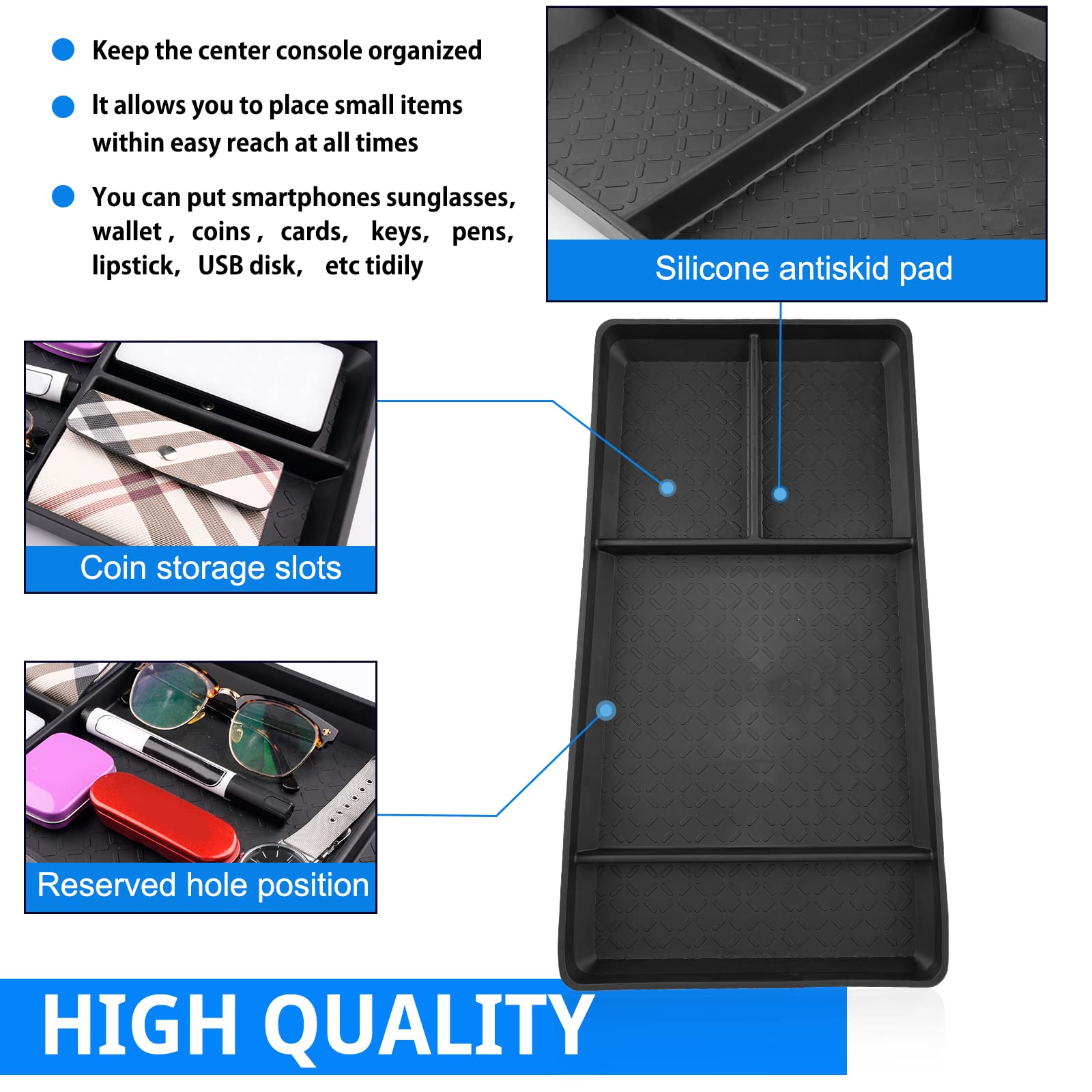 Nissan Pathfinder R53 Center Armrest Storage Tray 2022+ - LFOTPP Car Accessories