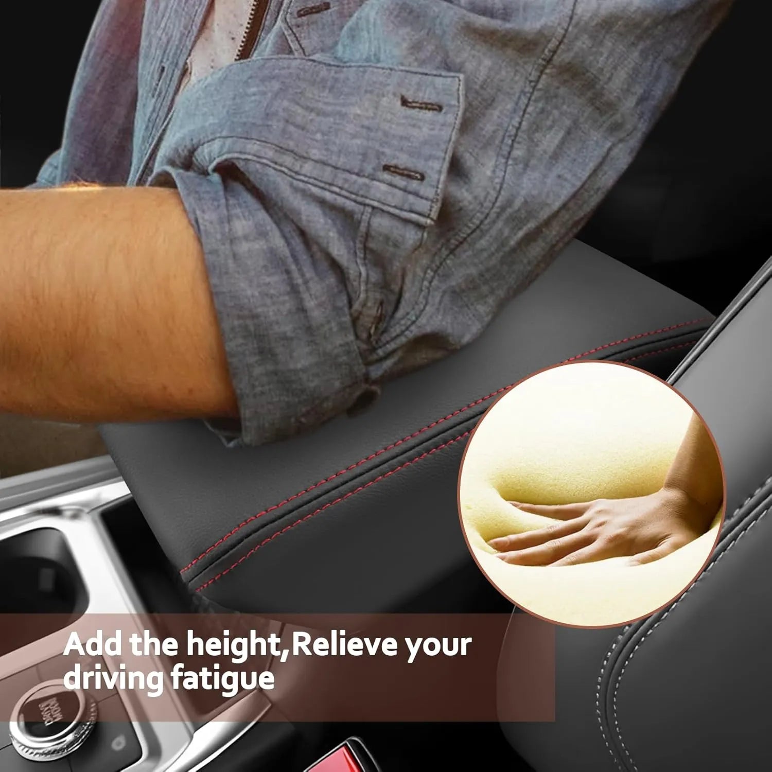 For Ford Explorer Armrest Cover 2020+