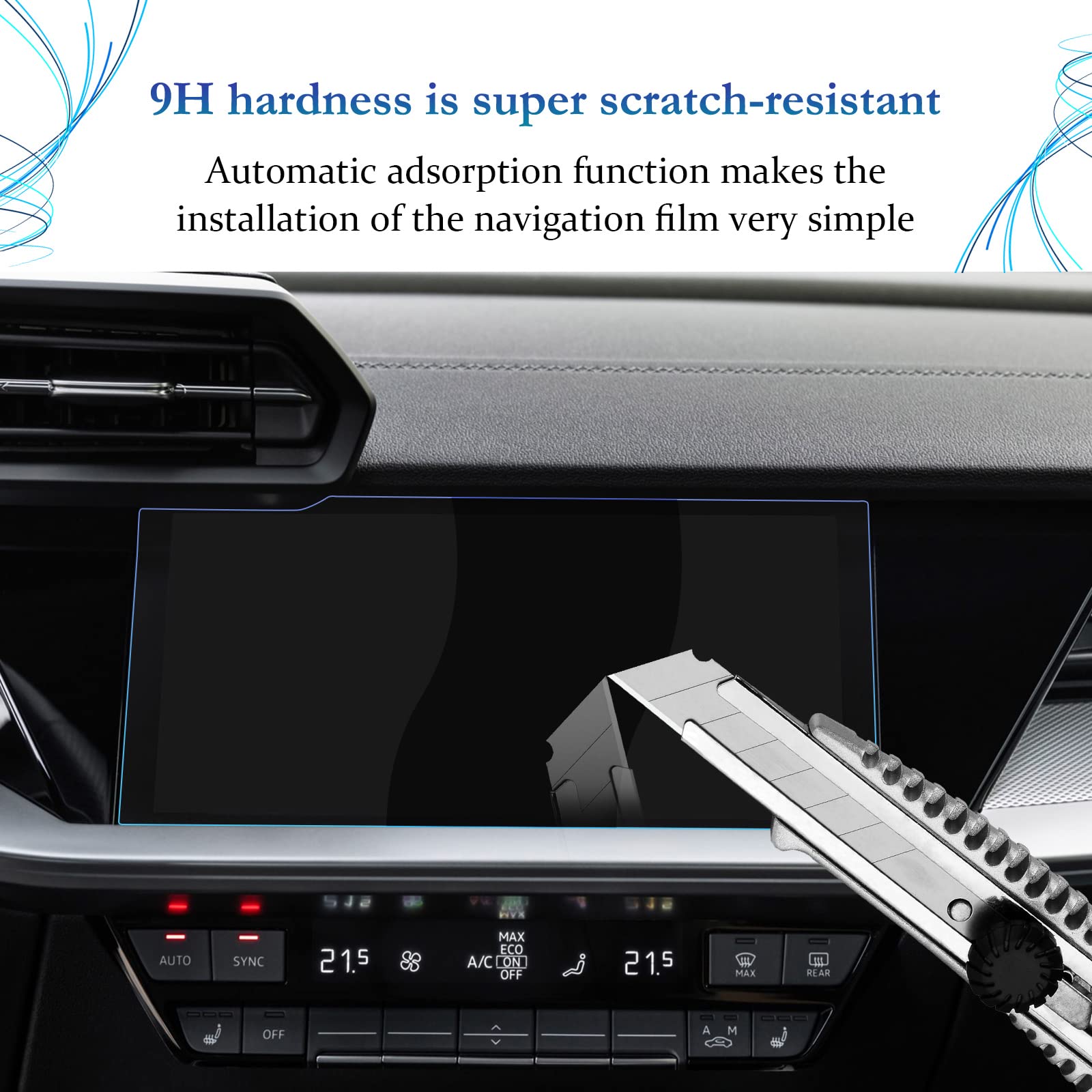 Audi A3 8Y Screen Protector 2022+ - LFOTPP Car Accessories