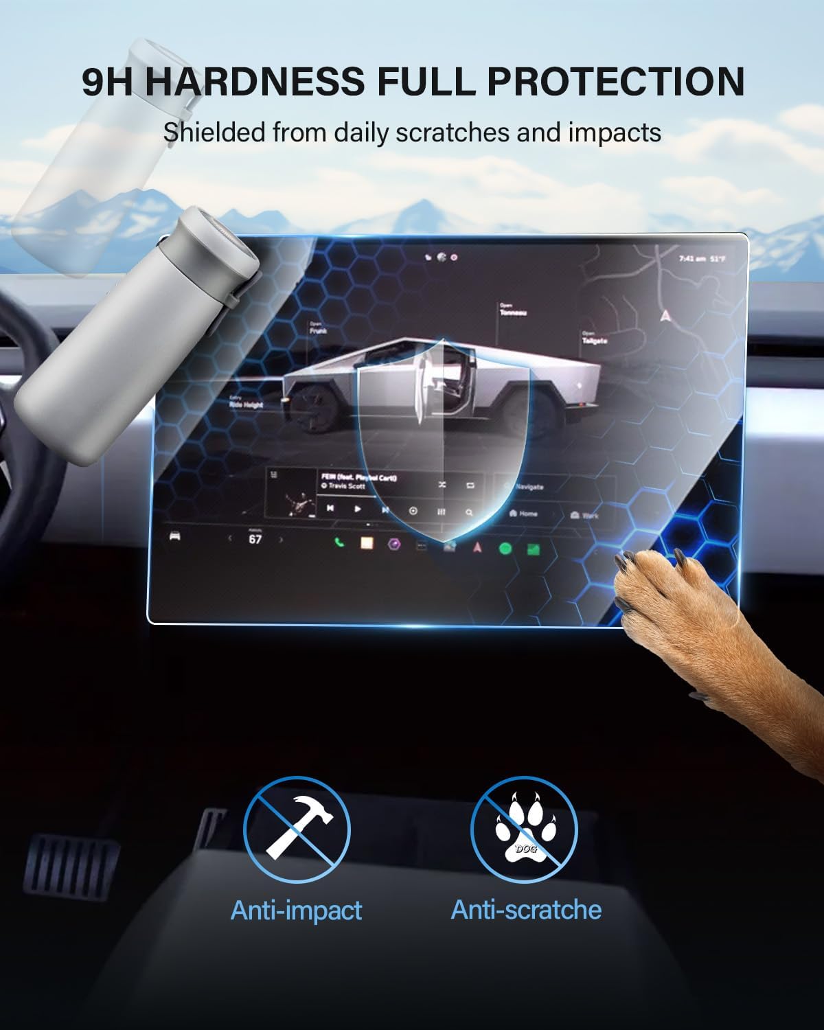 Protector de pantalla Tesla Model 3 Model Y 15"