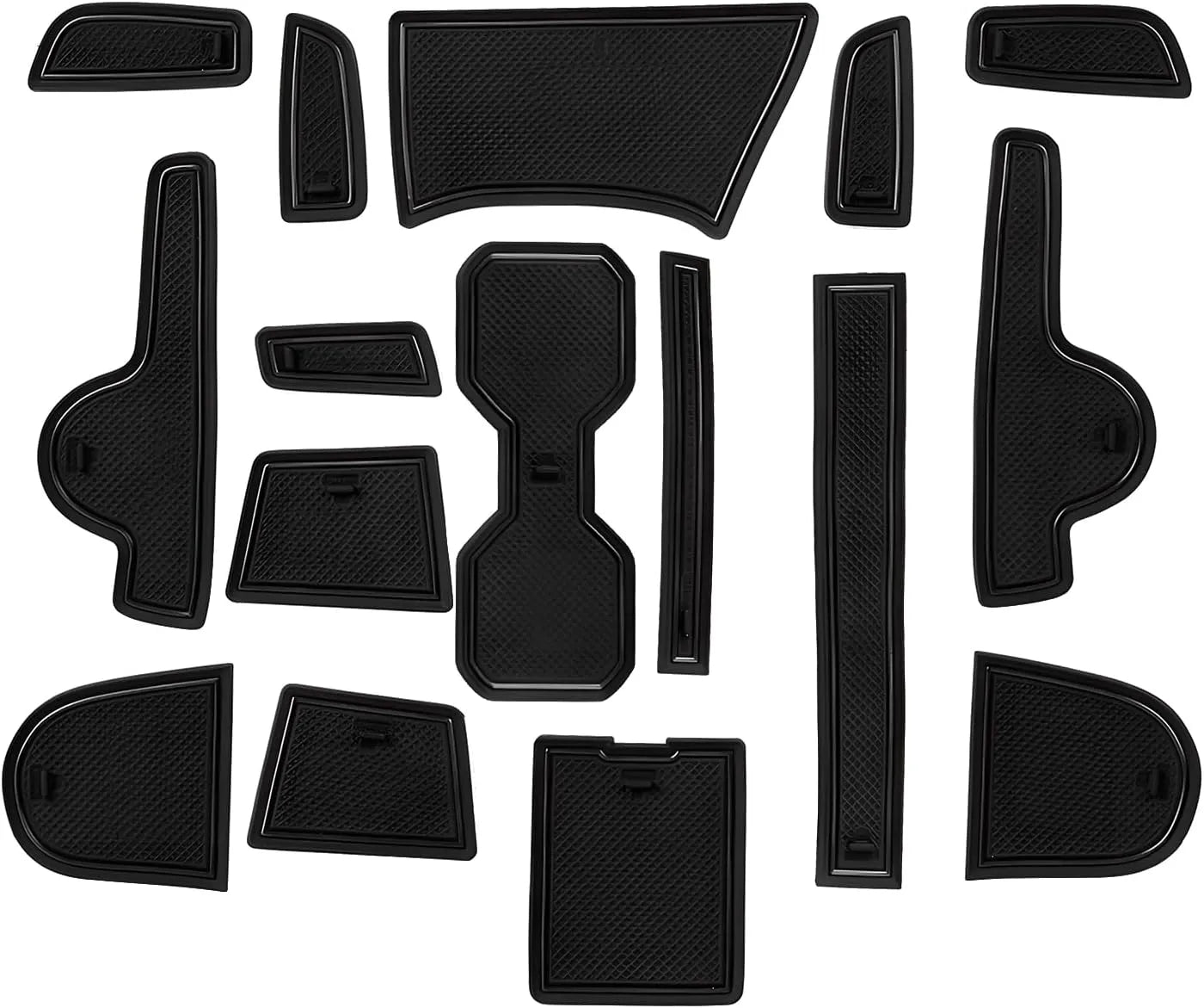 For Jeep Renegade Door Slot Mats Liner 2019-2026