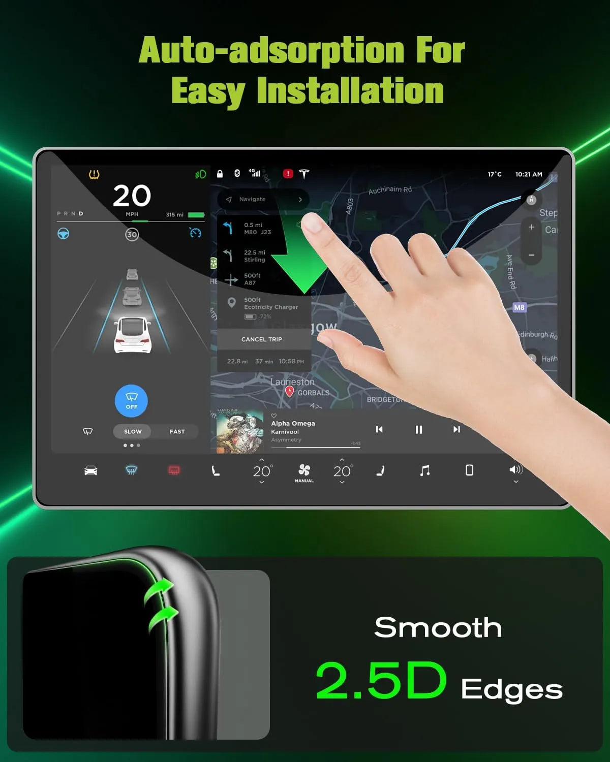 For Lexus NX 250/ NX 350/ NX 350h/ NX 450h+ Navigation Screen Protector 2022+