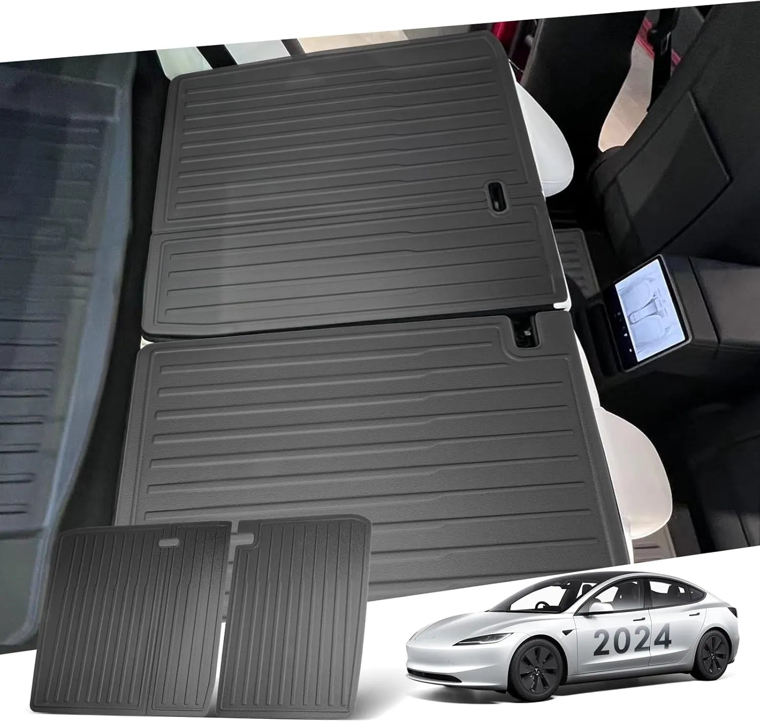Alfombrillas Tesla Model 3 Escaneo 3D Original TPE High Edge 2017+