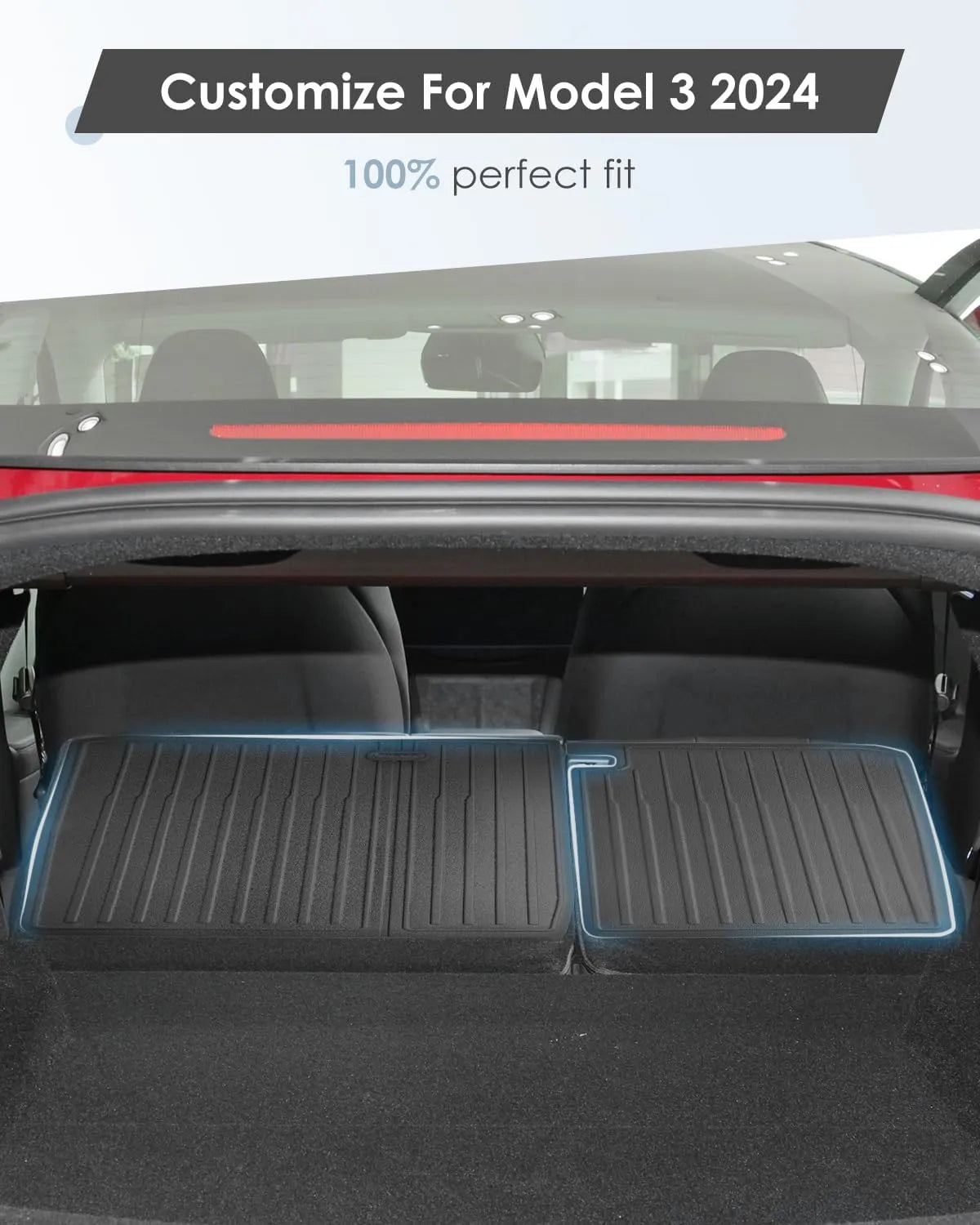 Alfombrillas Tesla Model 3 Escaneo 3D Original TPE High Edge 2017+