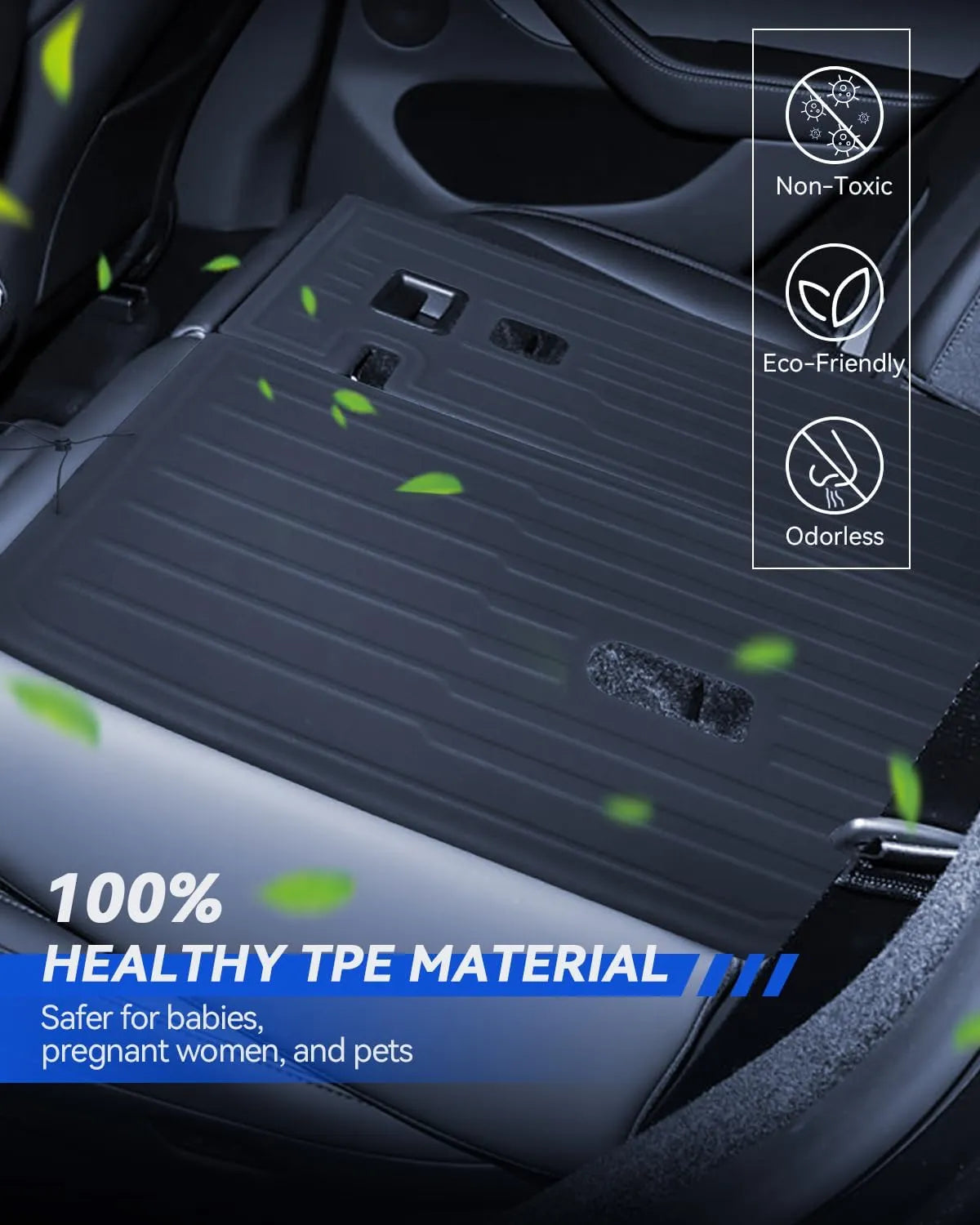 For Tesla Model Y Trunk Mat Rear Seat Back Mats 2025 2026 2027