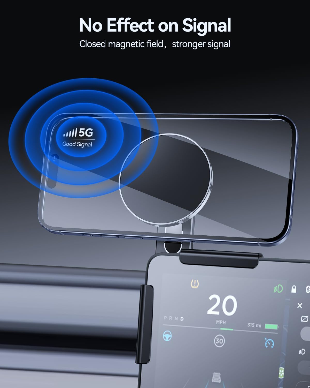 Tesla Model 3 Model Y Model S Model X MagSafe Car Mount 2020+