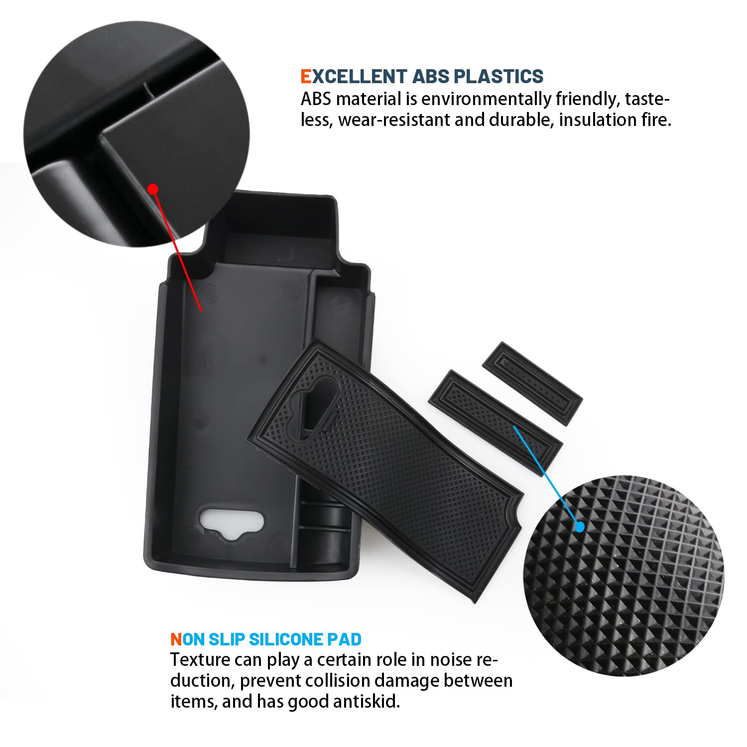 Audi Q3 8U F3 Center Center Armrest Storage Tray 2013+ - LFOTPP Car Accessories