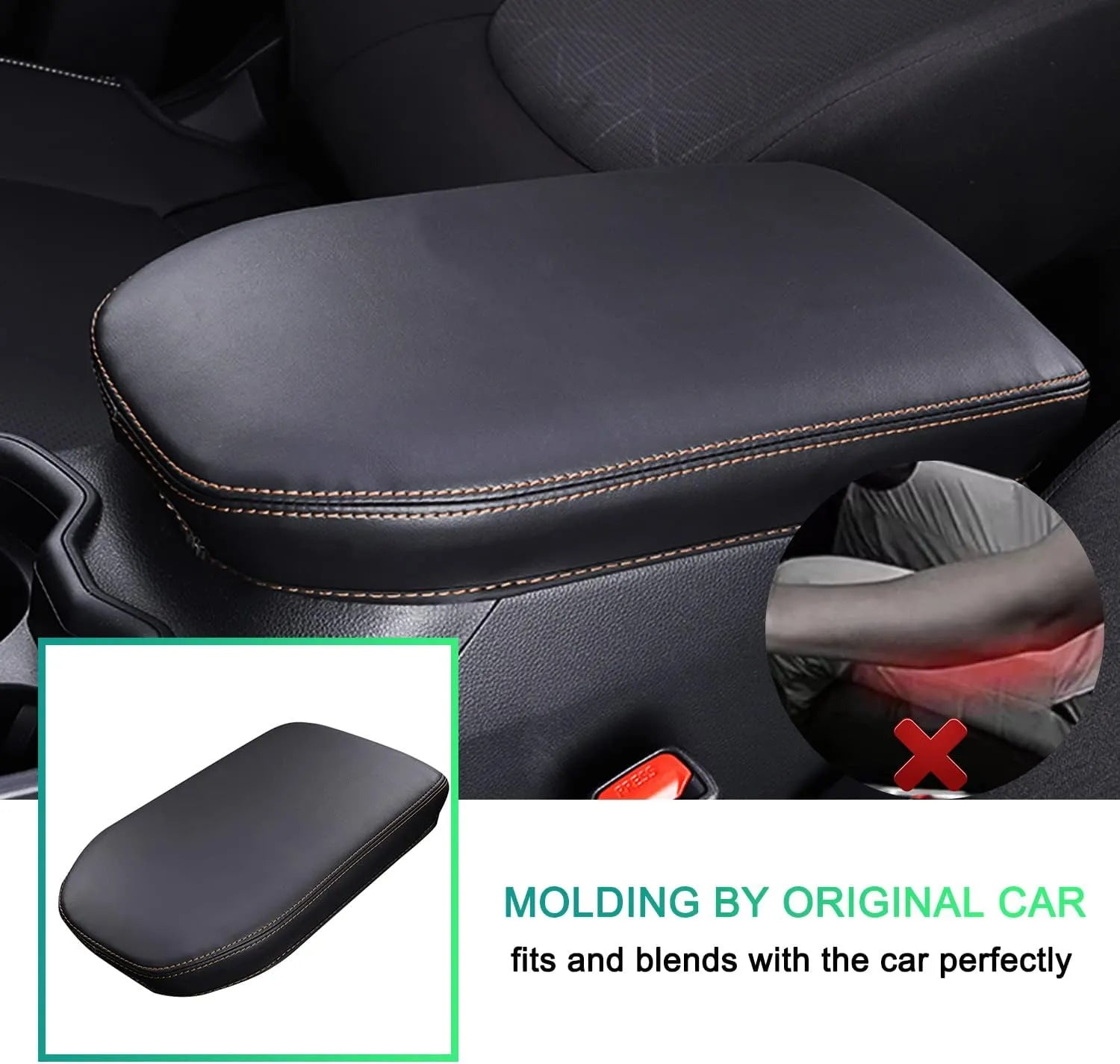 For Toyota RAV4 5 Armrest Cover 2019-2025