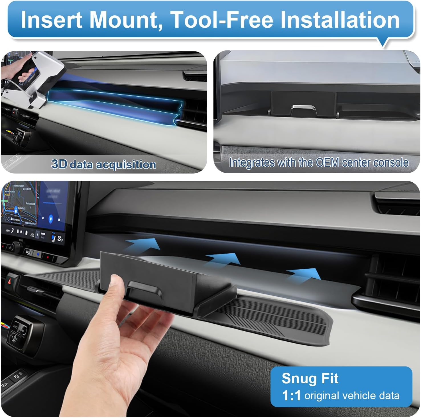 For Toyota RAV4 Passenger Side Central Console Insert 2026 2027