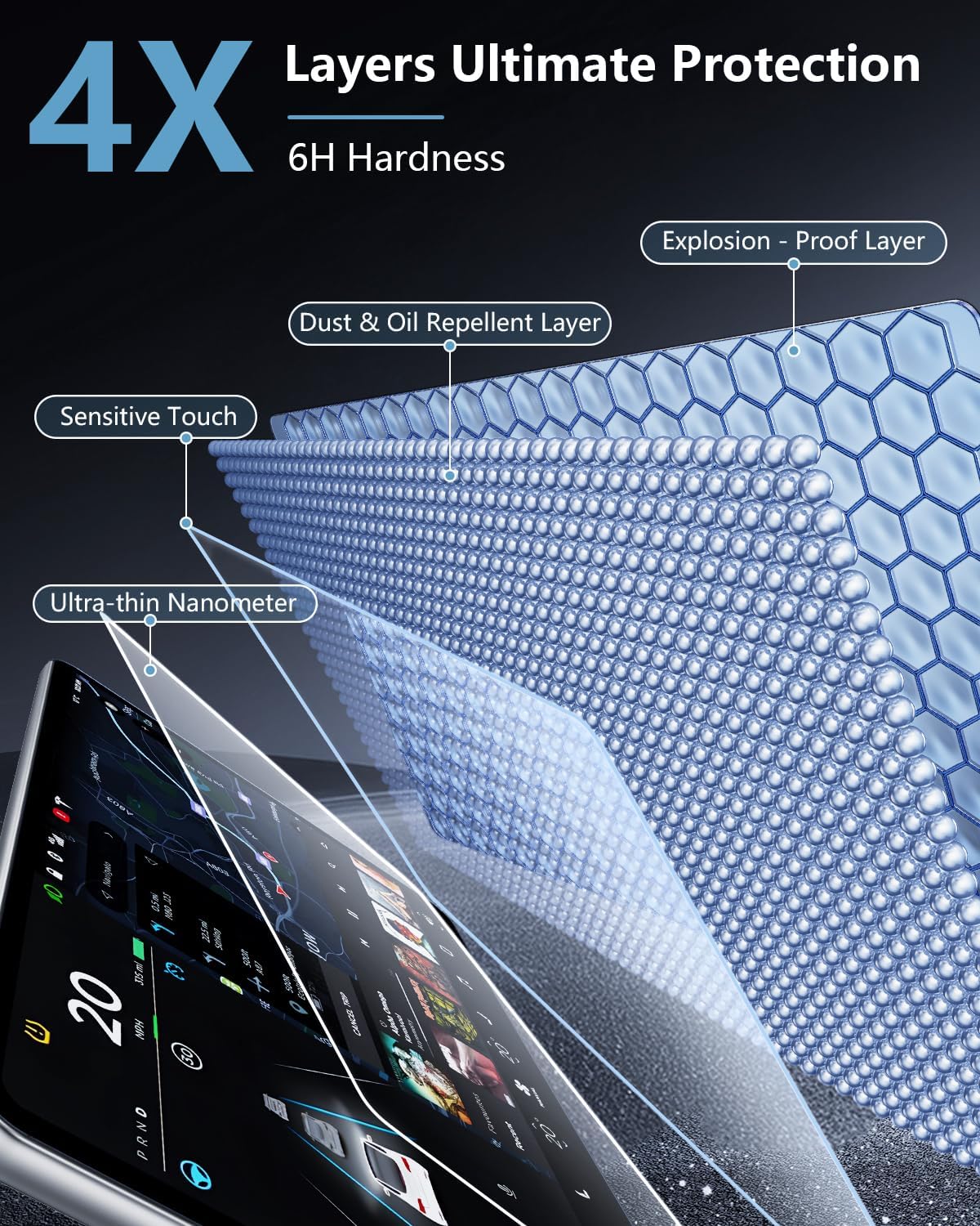 For Toyota RAV4 Screen Protector 2026 2027