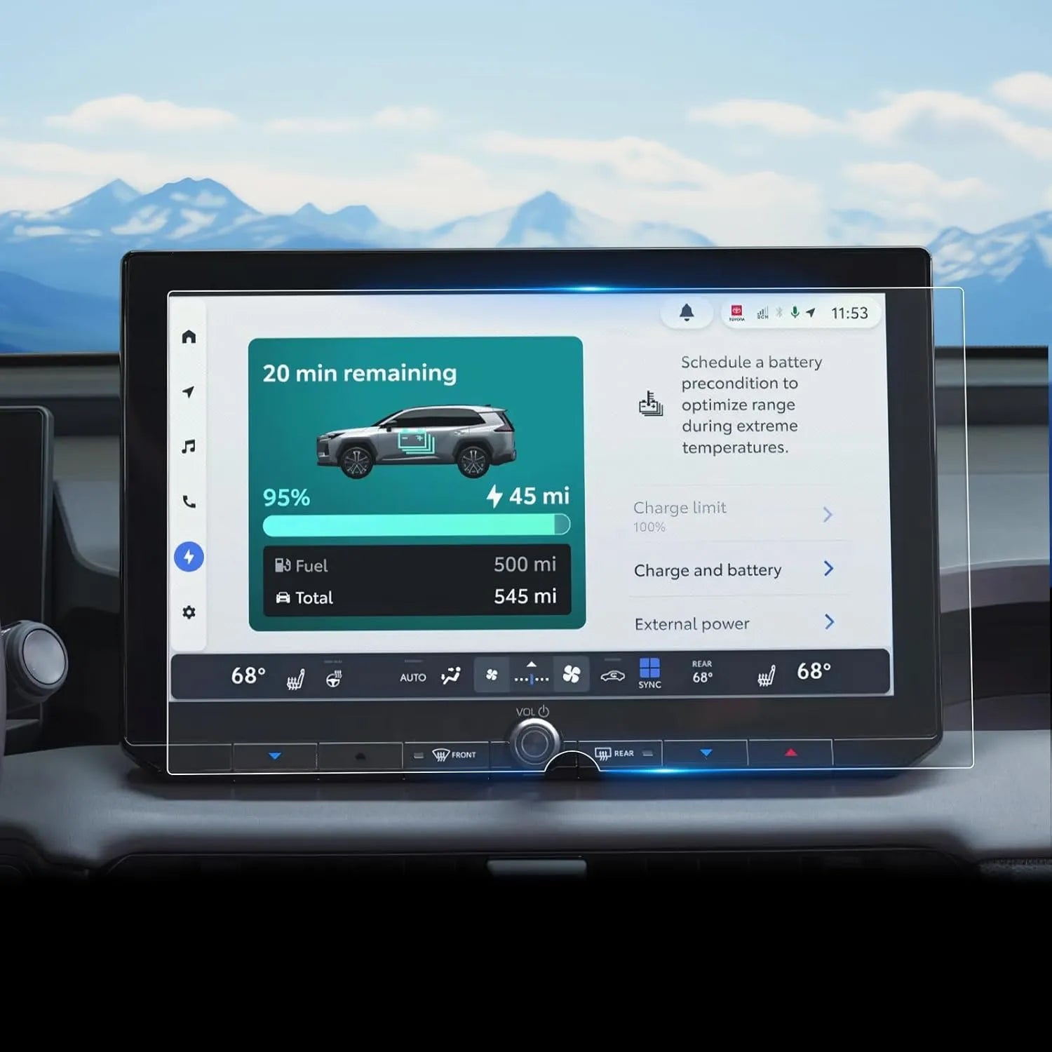 For Toyota RAV4 Screen Protector 2026 2027