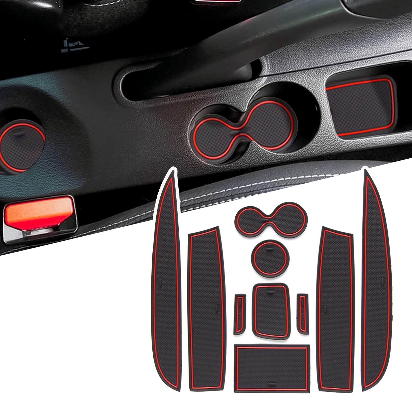 For Renault Clio 4 Door Slot Mats 2013-2019